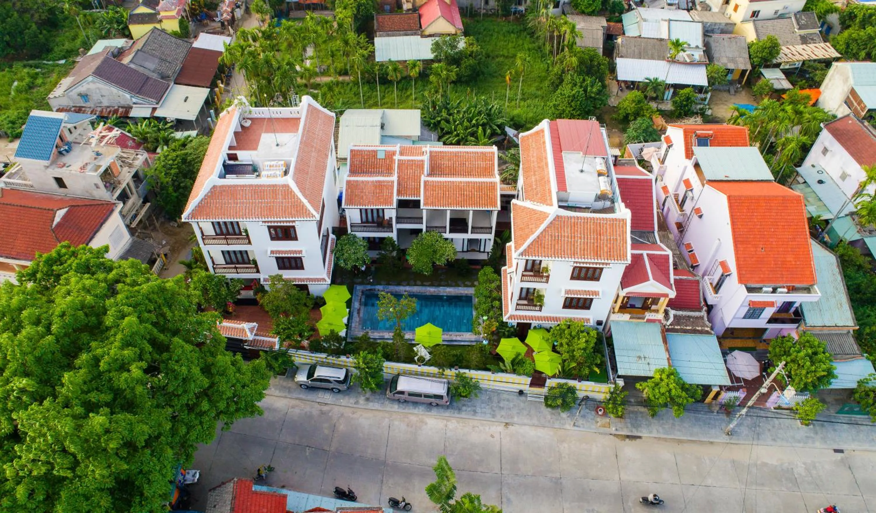 Bird's eye view in Green Hill Villa