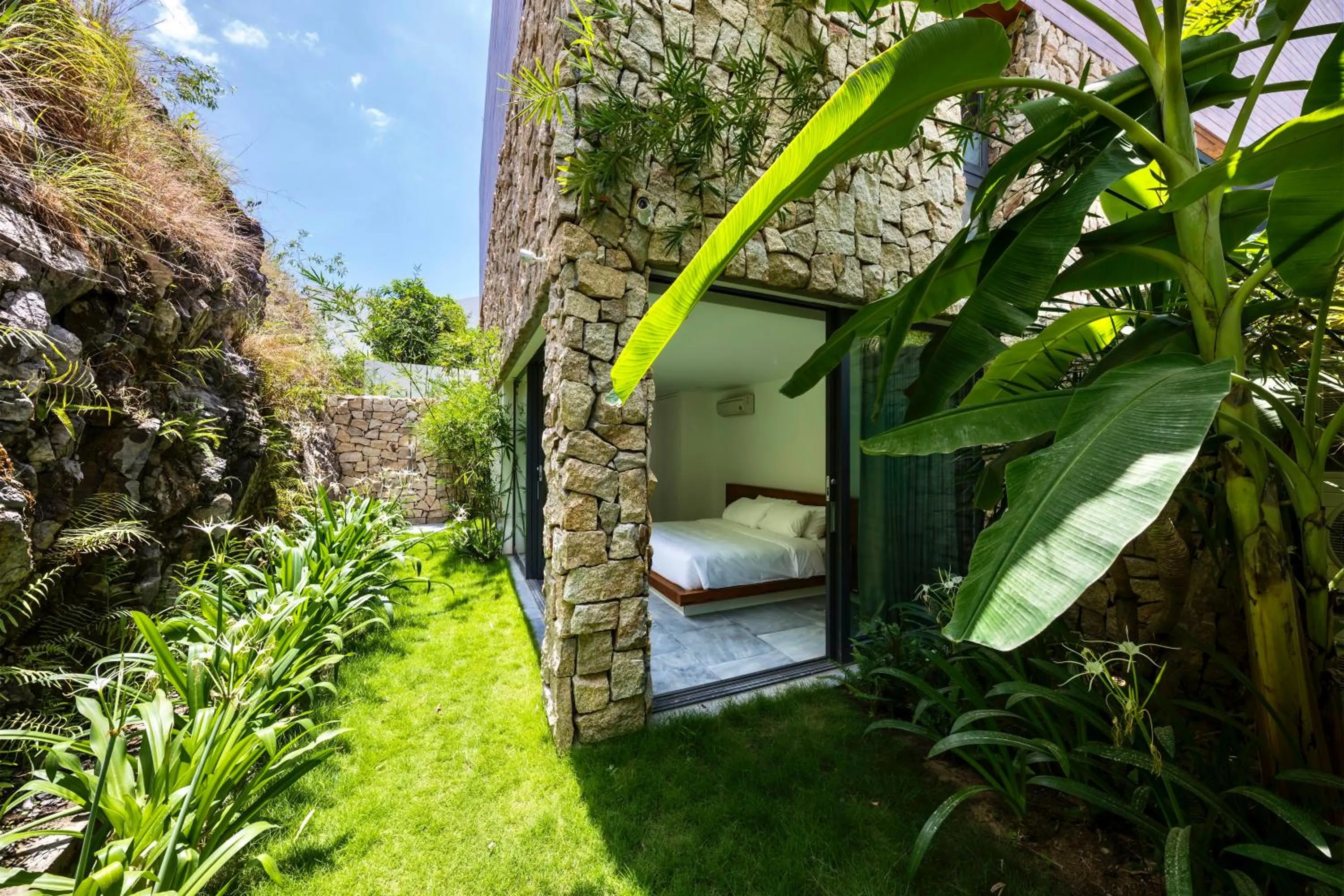 Garden view in Venity Villa Nha Trang