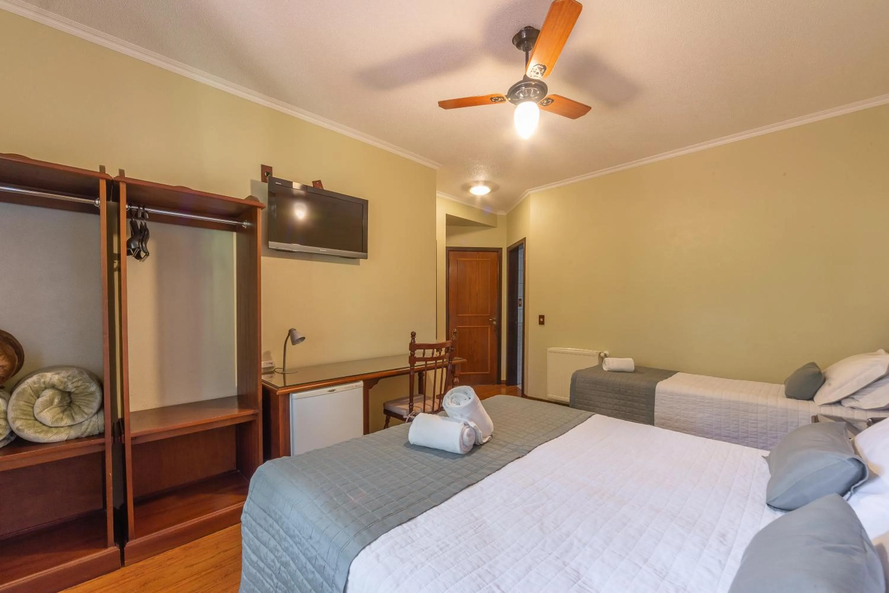 Bed in Pousada Monte Felice Recanto da Lua