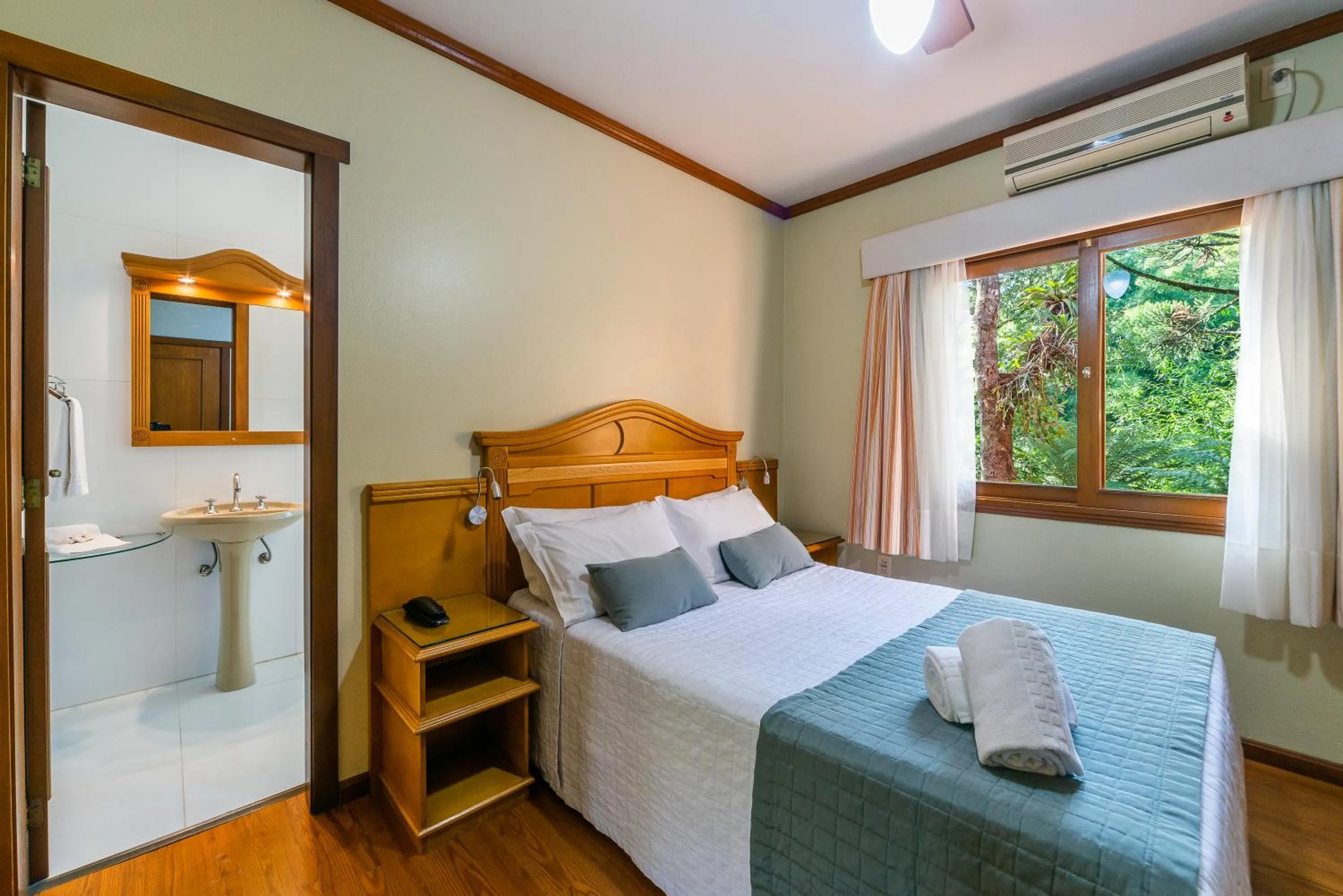 Bed in Pousada Monte Felice Recanto da Lua