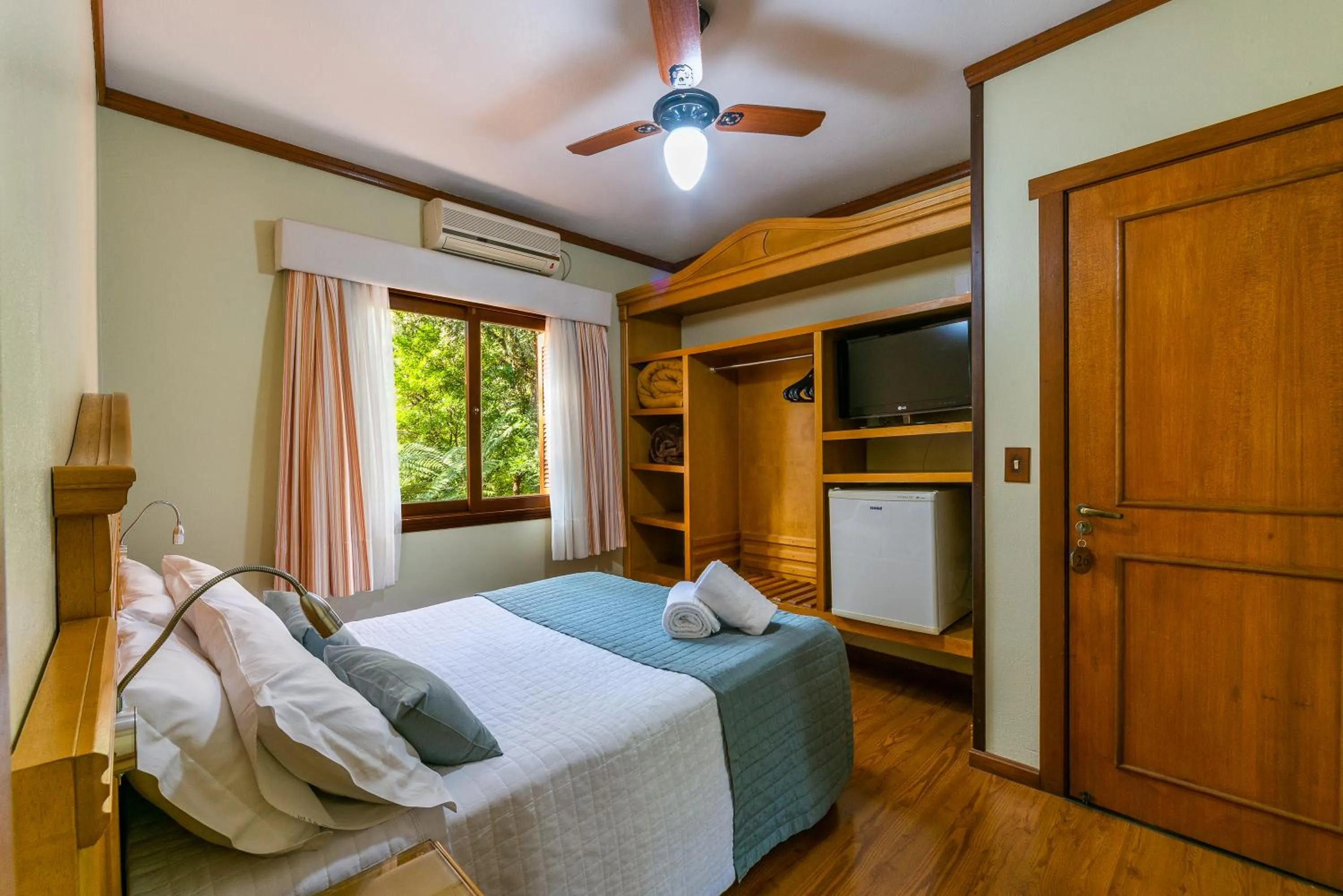 Bed in Pousada Monte Felice Recanto da Lua