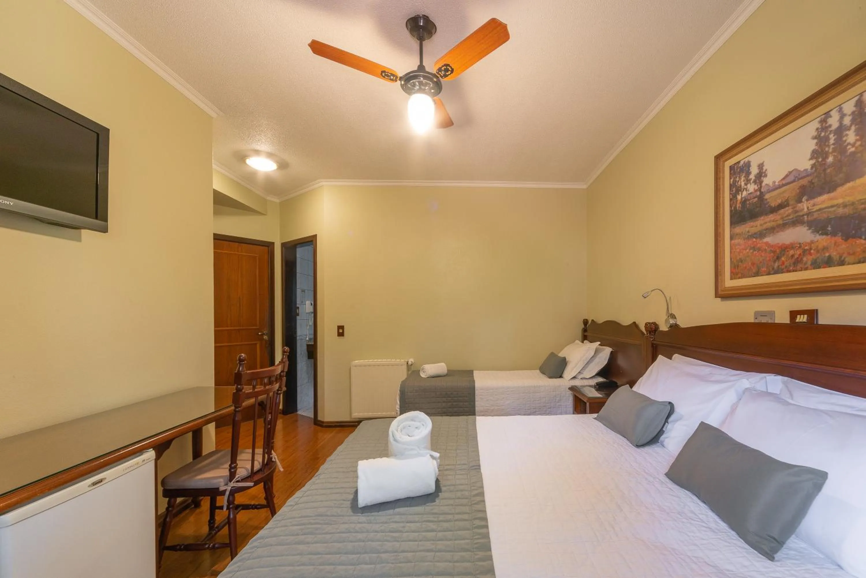 Bed in Pousada Monte Felice Recanto da Lua