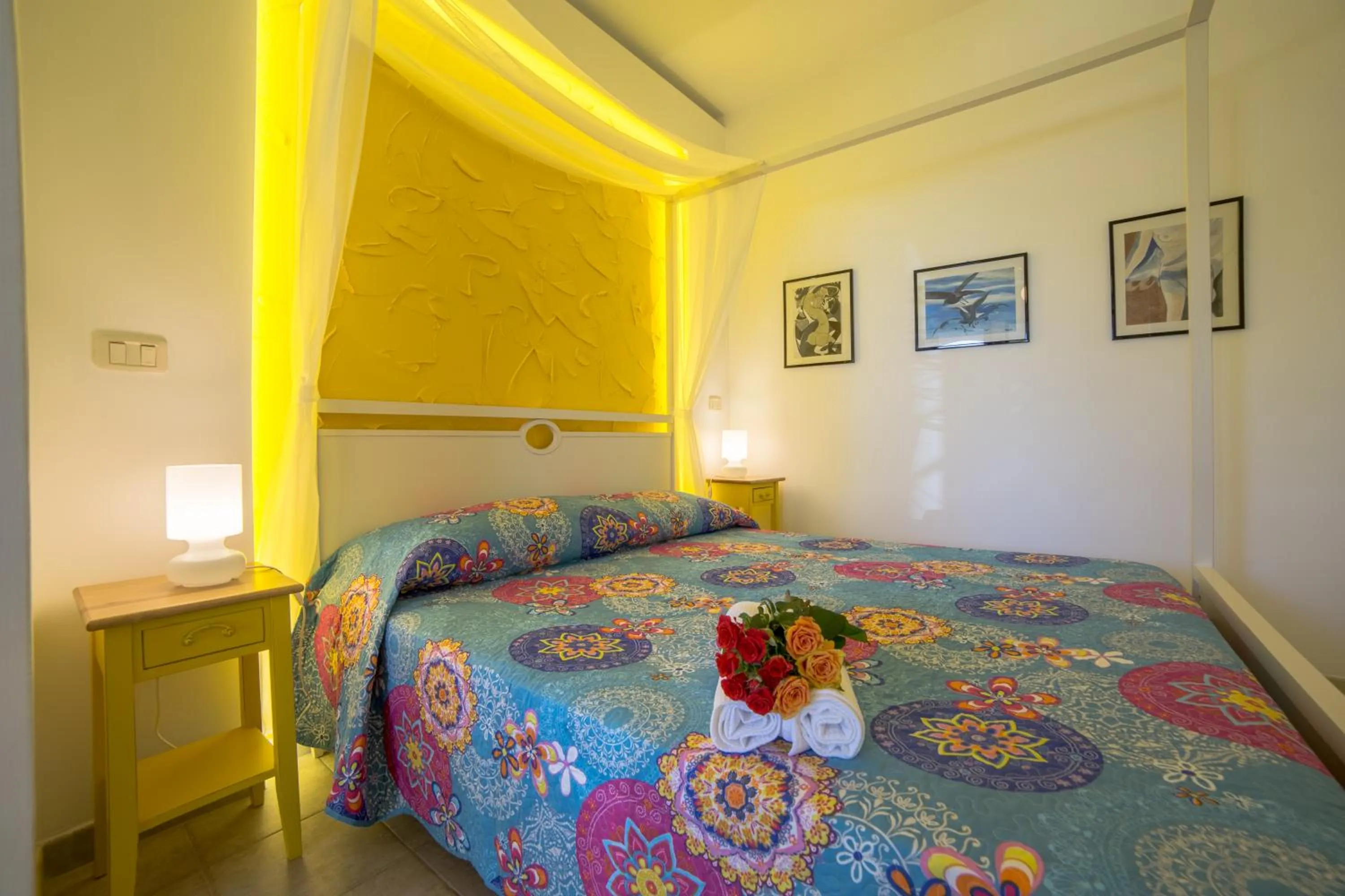 Bed in Centro Vacanze Poker