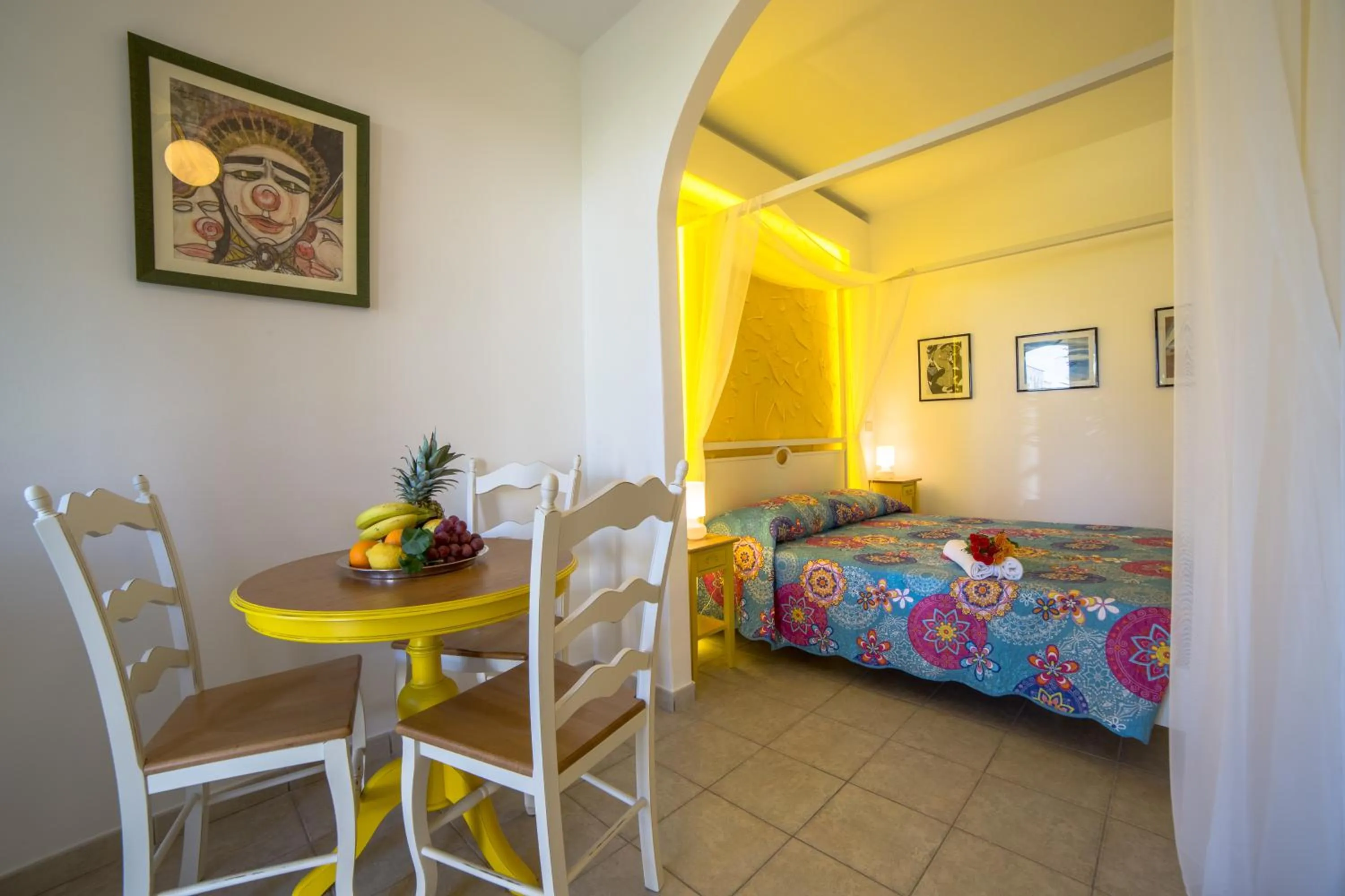 Bed in Centro Vacanze Poker