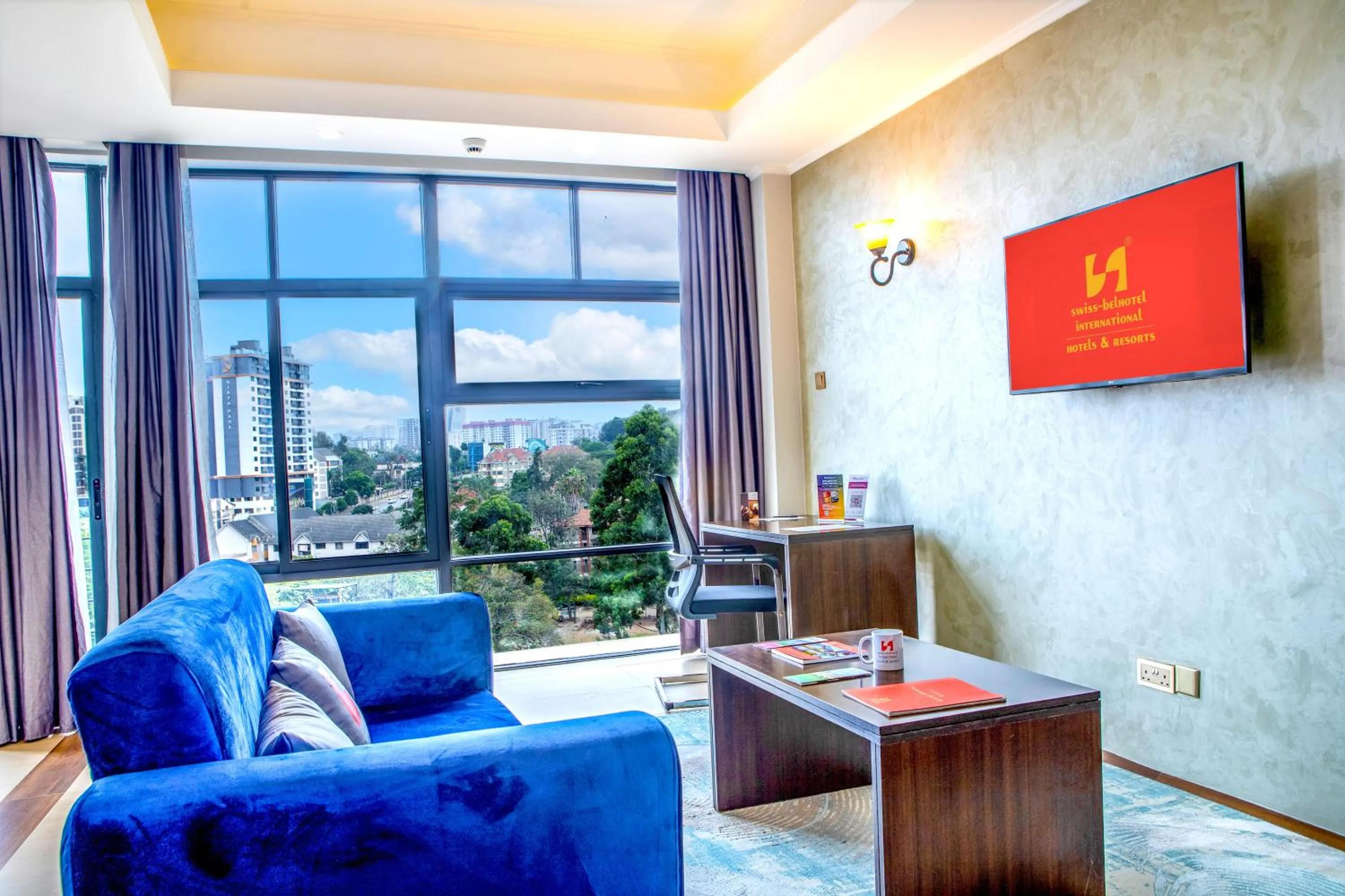 Living room in Swiss-Belinn Nairobi