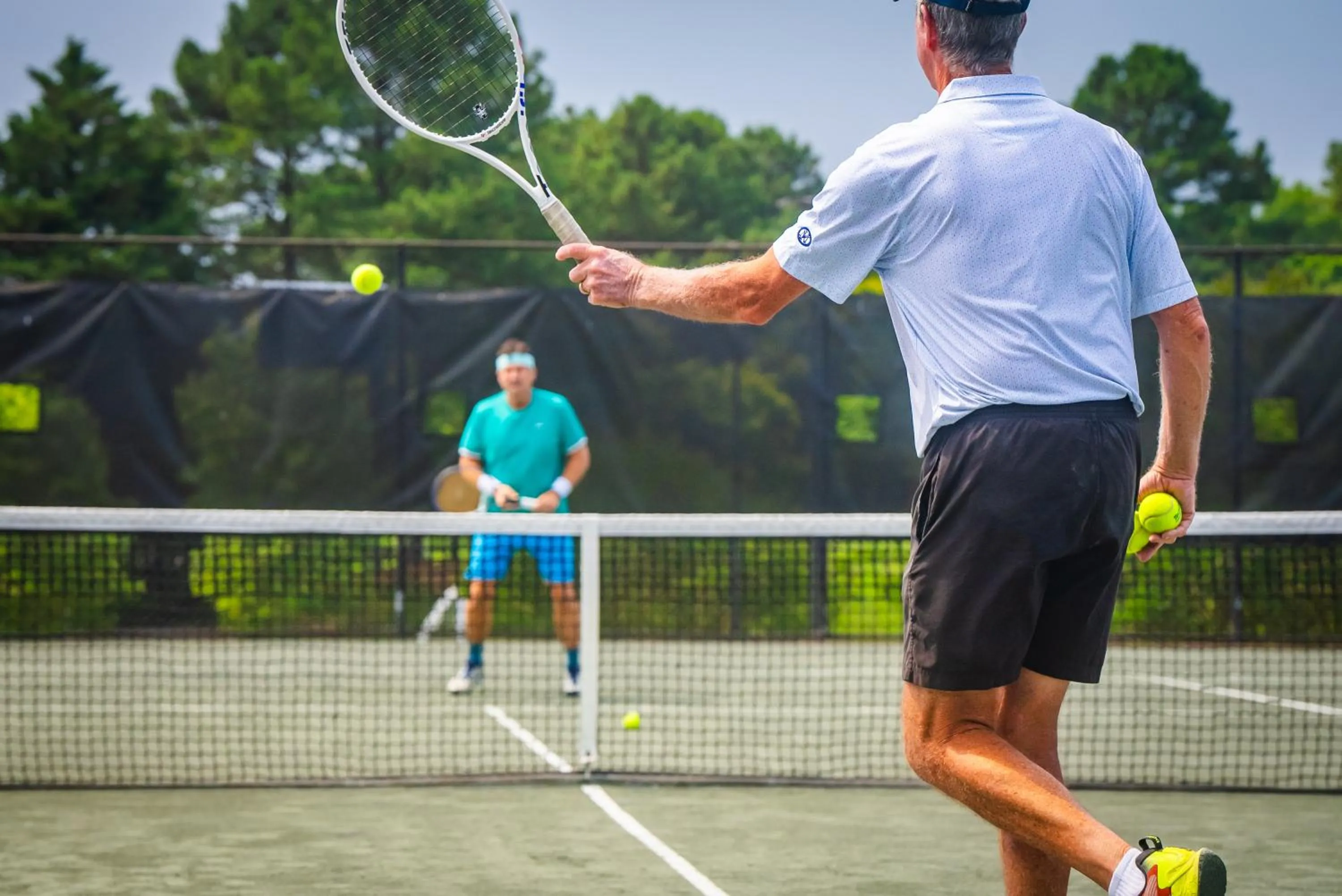 Tennis court in Kingsmill Resort