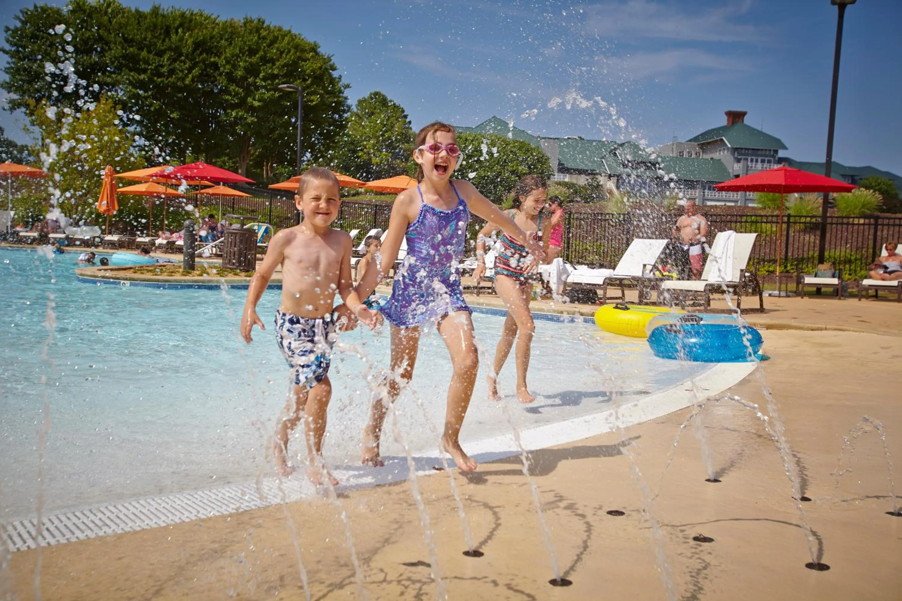 Aqua park in Kingsmill Resort
