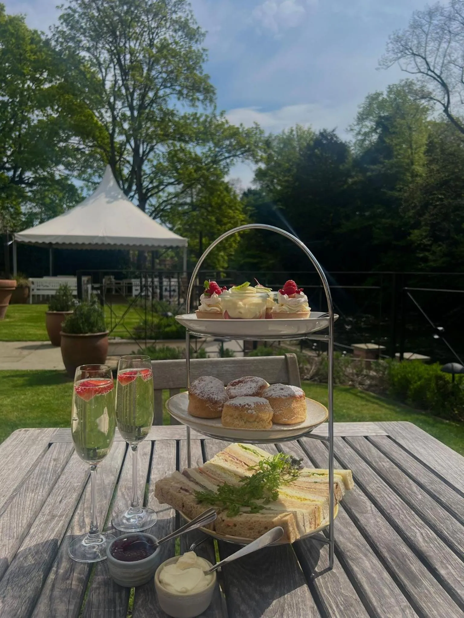 Garden in Castle House Hotel