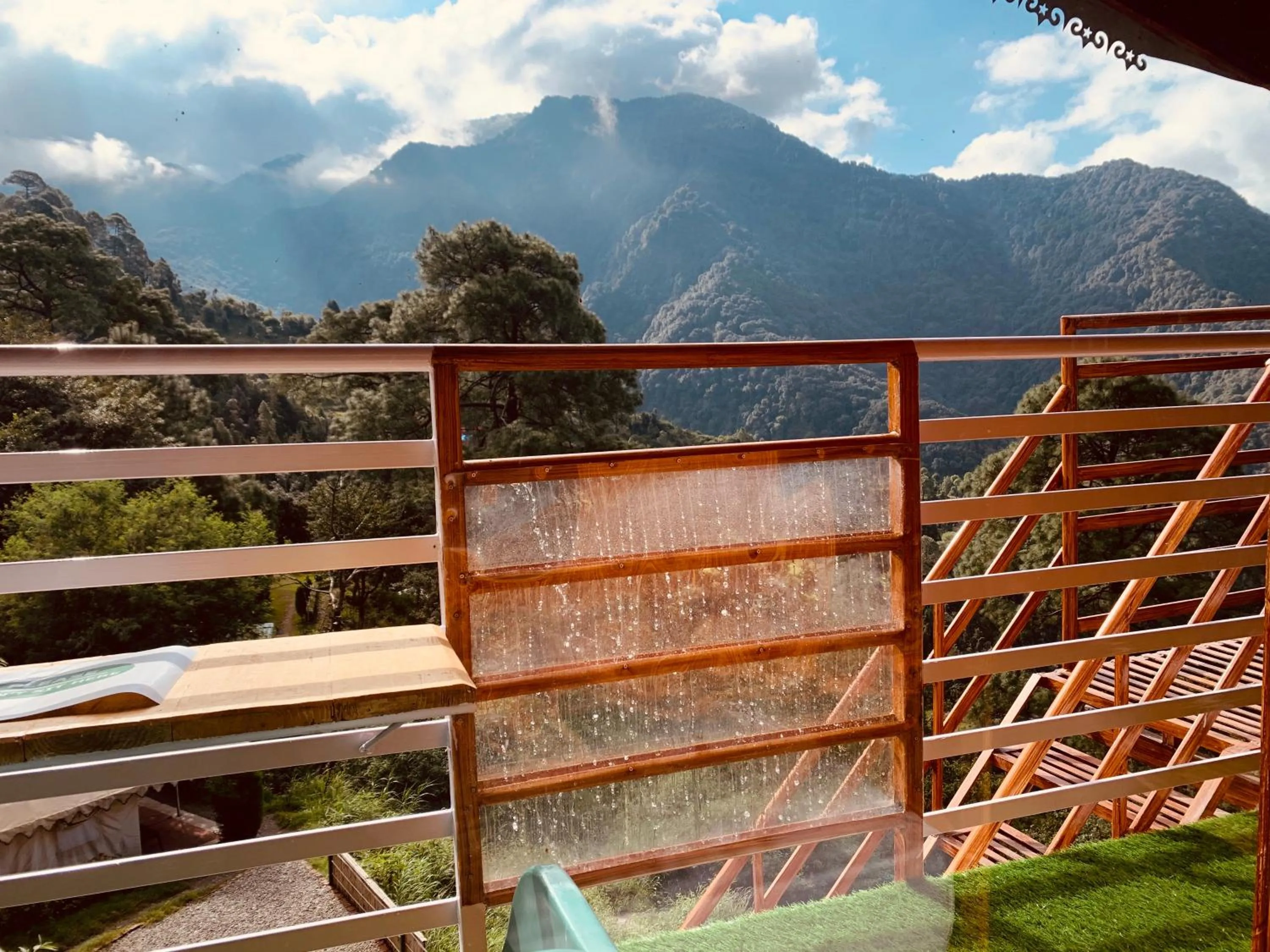 Balcony/Terrace in The Cocoon Camps & nature Resorts