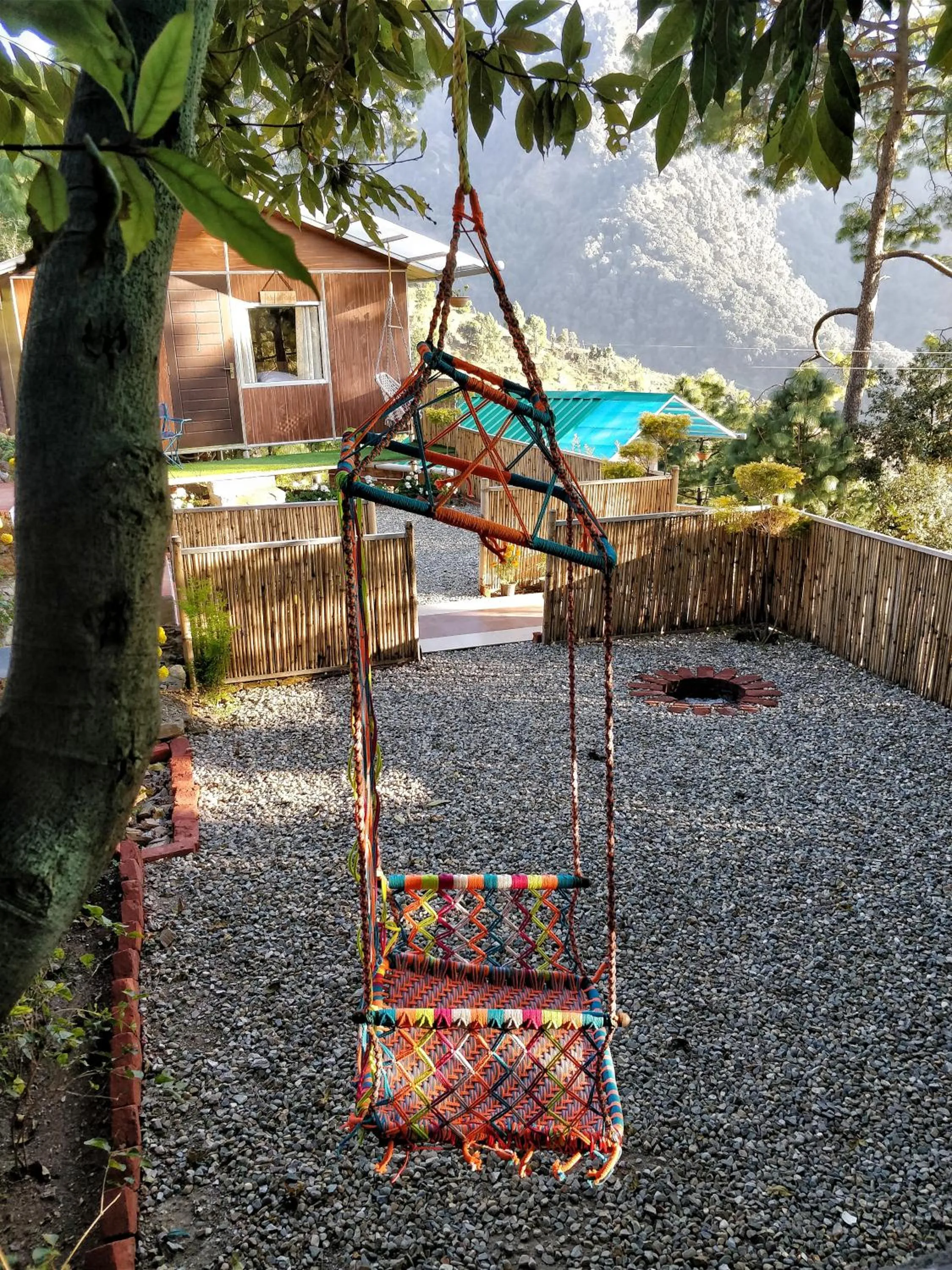 Children play ground in The Cocoon Camps & nature Resorts