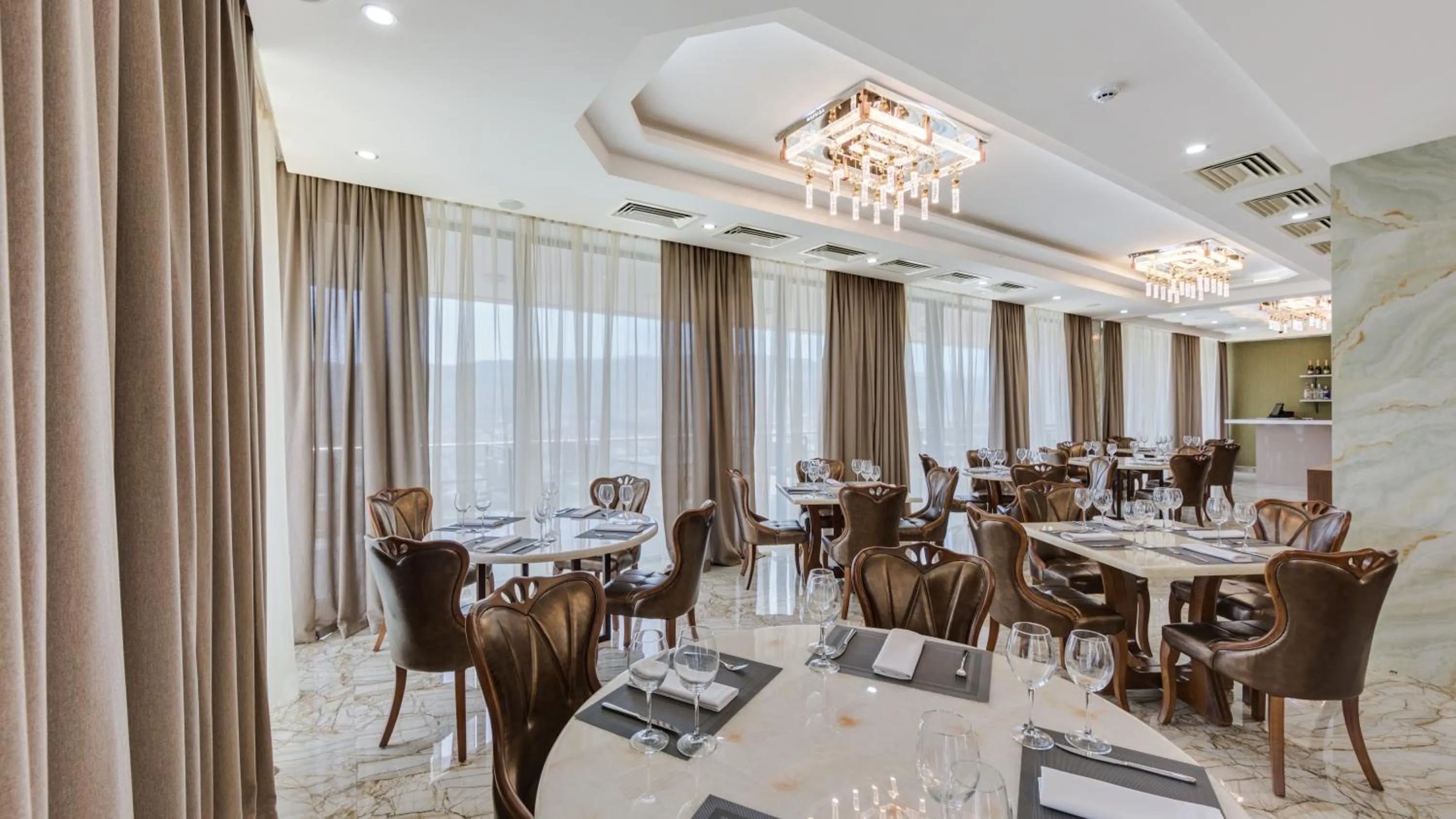 Buffet breakfast in Lisi Hills Hotel