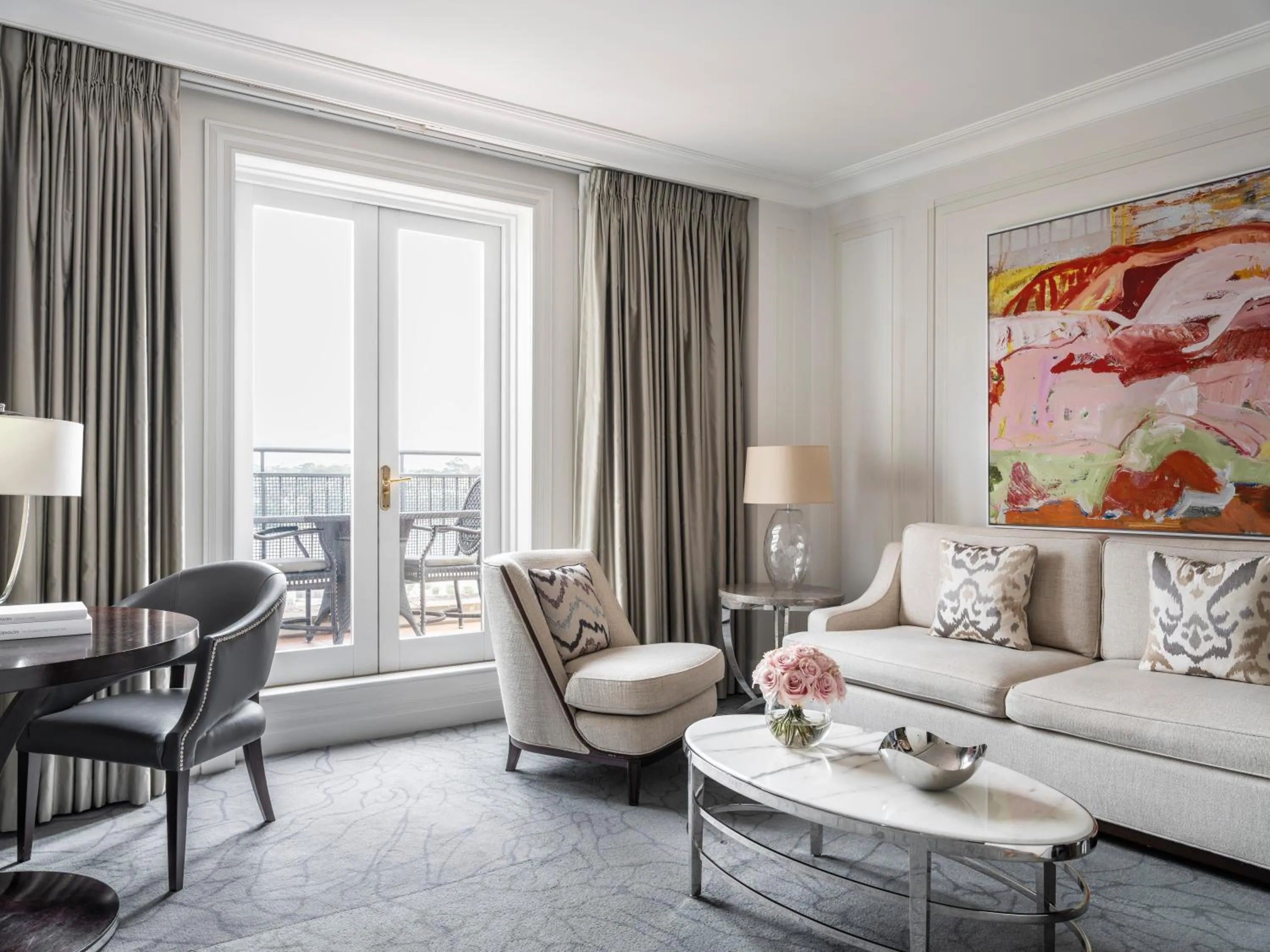 Living room in The Langham Sydney