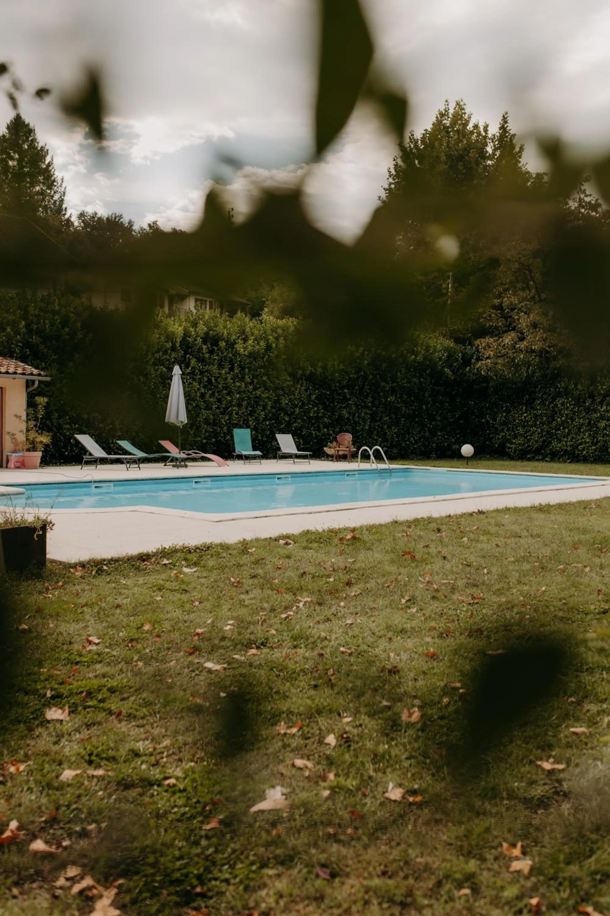 Pool view in Logis - Hotel Restaurant du Parc