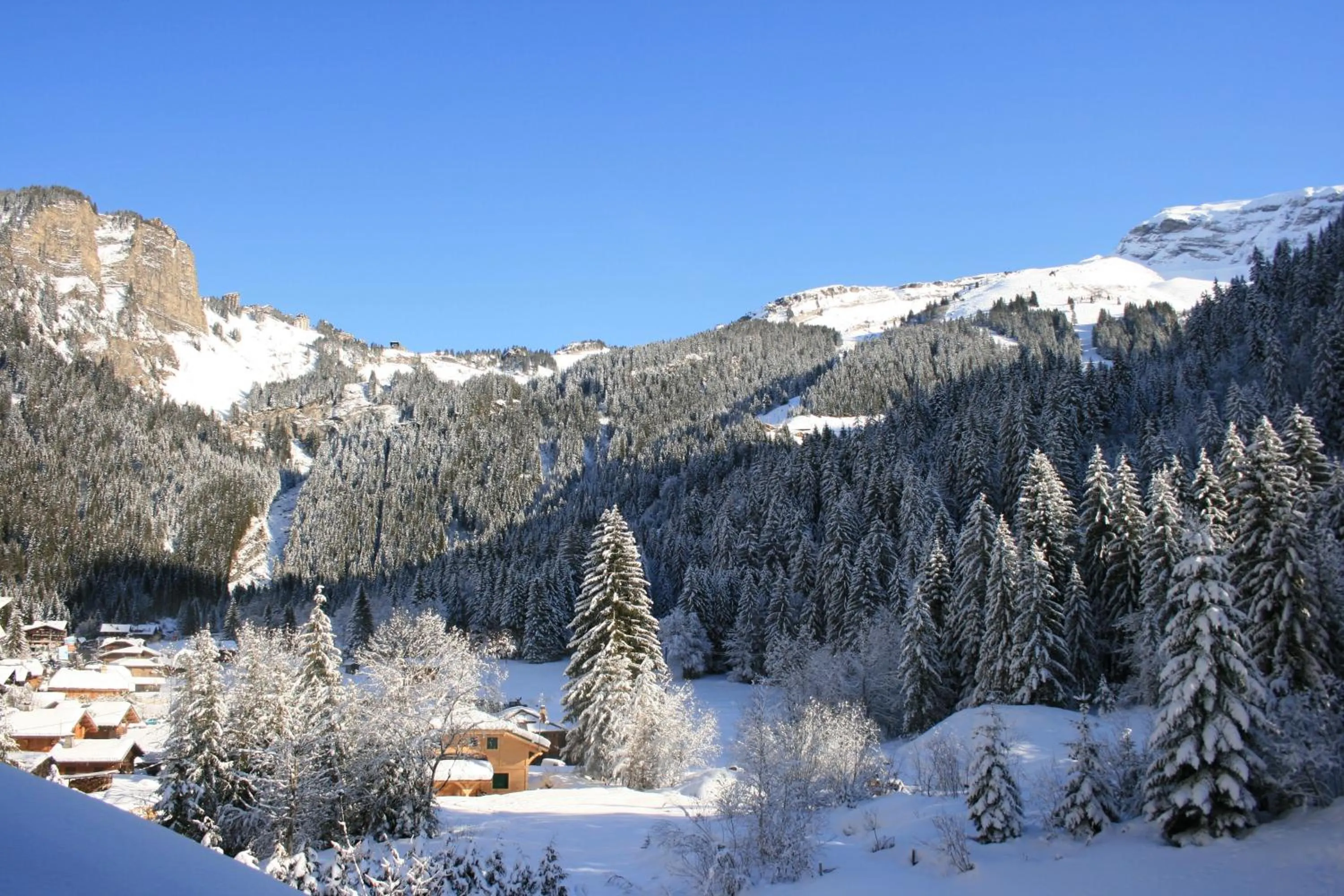 View (from property/room) in Hotel Les Lans