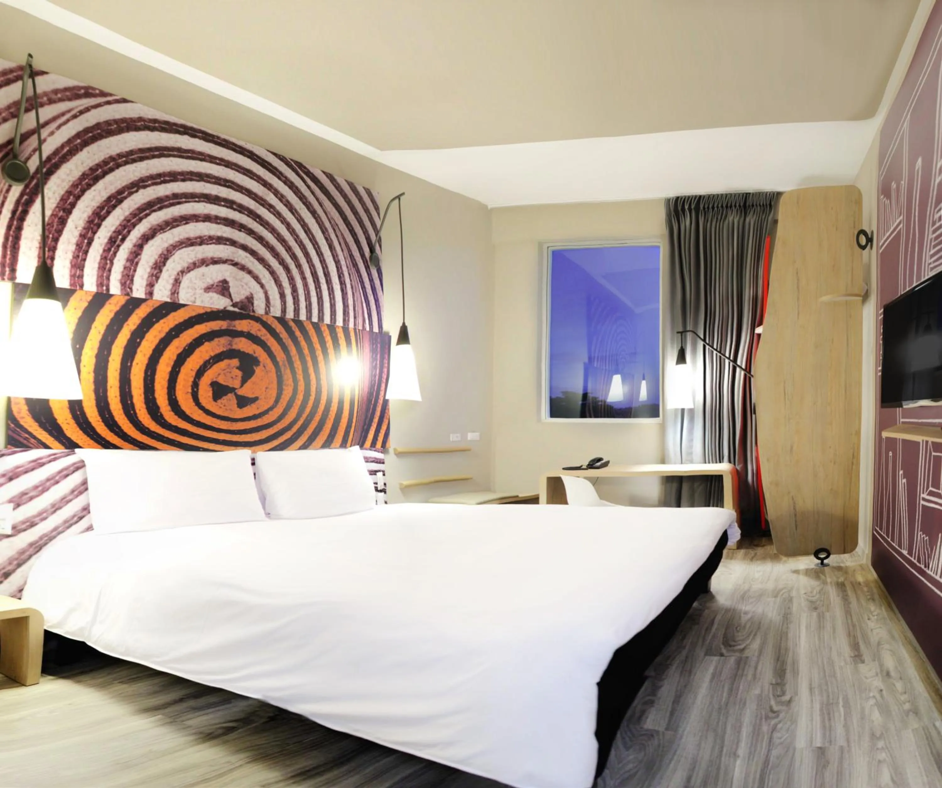 Bedroom, Bed in ibis Apartado