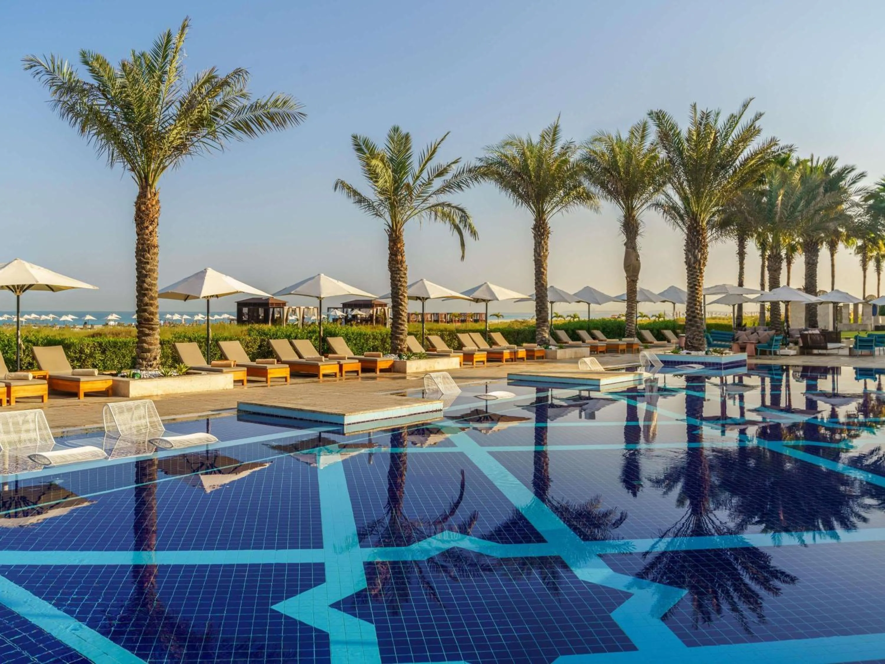 Pool view in Rixos Premium Saadiyat Island - All Inclusive