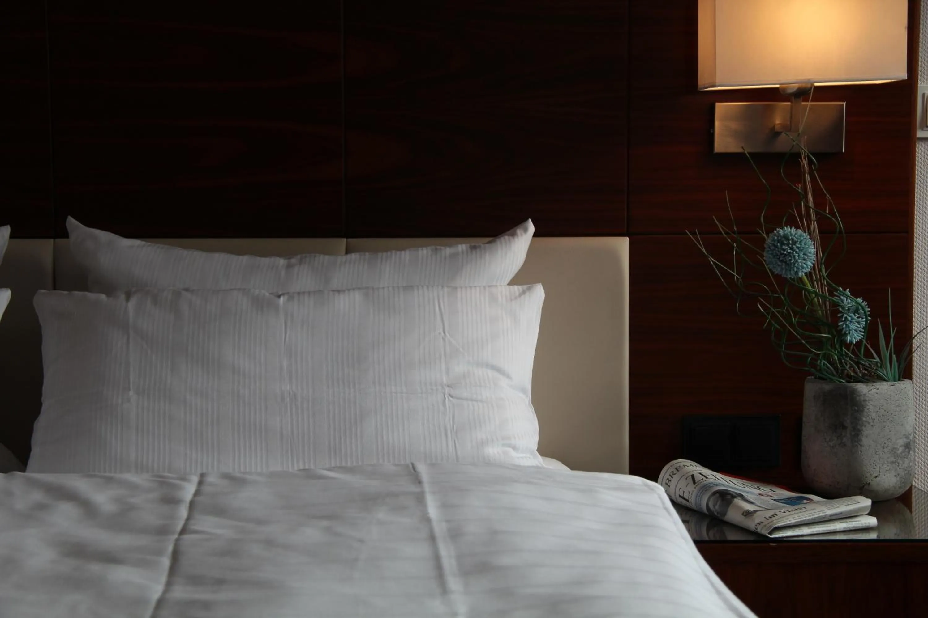 Decorative detail, Bed in Adena Hotel