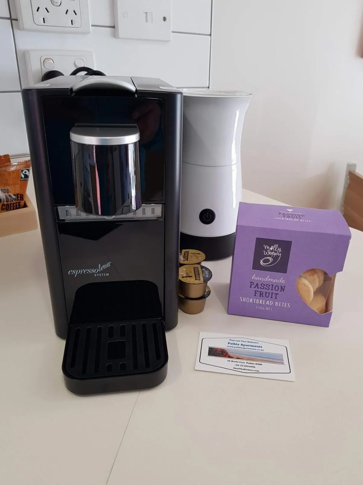 Coffee/tea facilities in Paihia Apartments