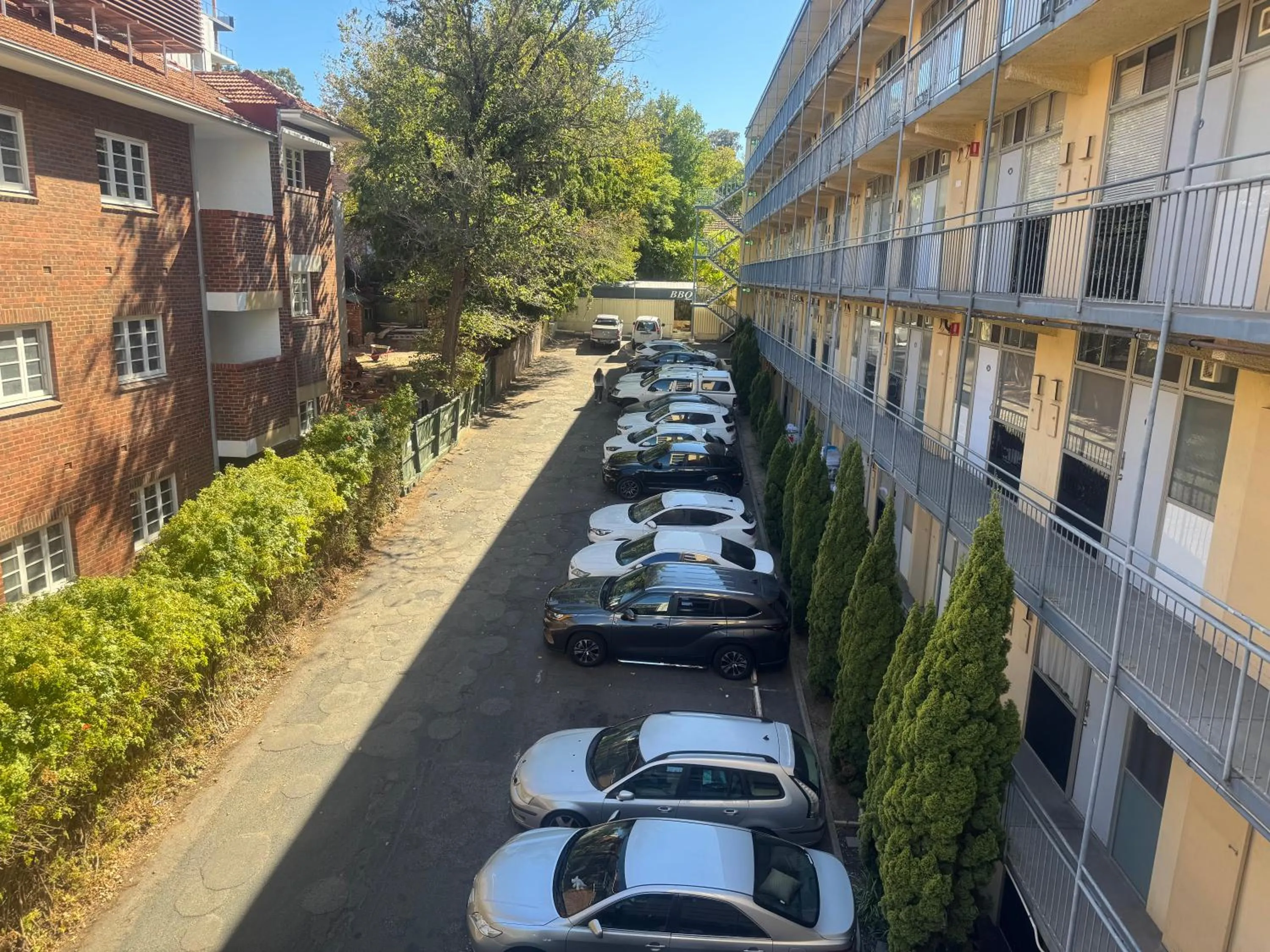 Parking in Mountway Holiday Apartments
