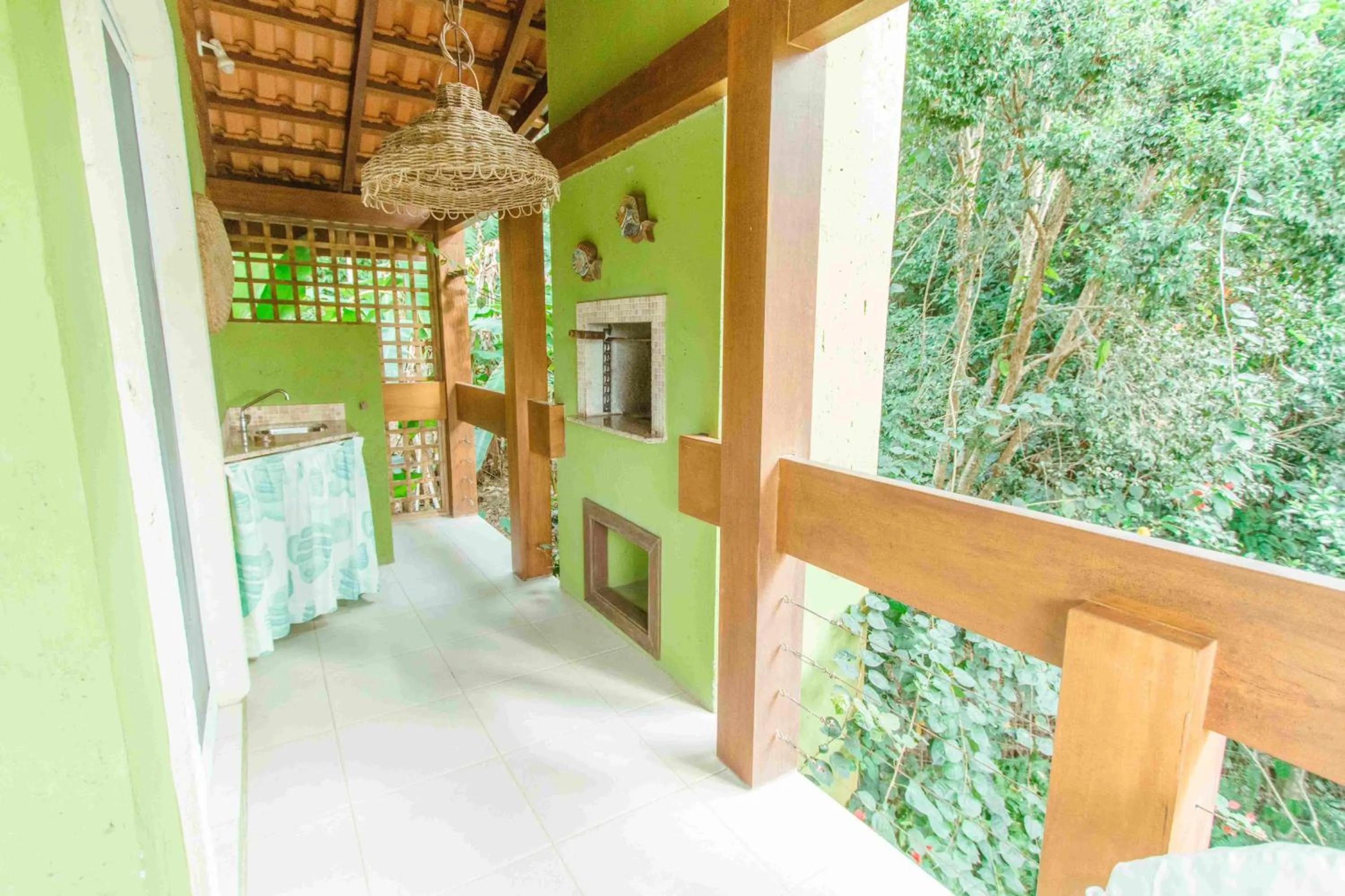 Garden in Pousada Vila do Bosque