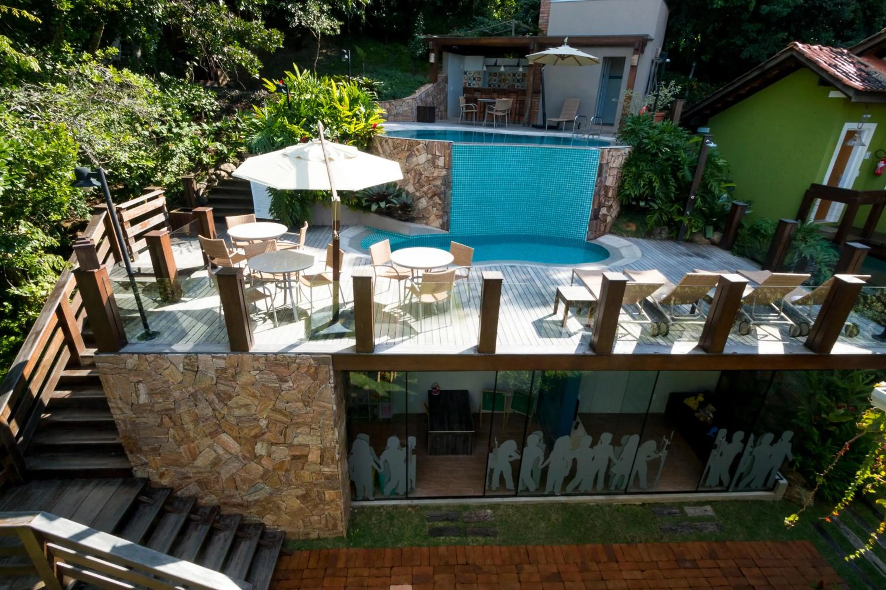 Swimming pool in Pousada Vila do Bosque