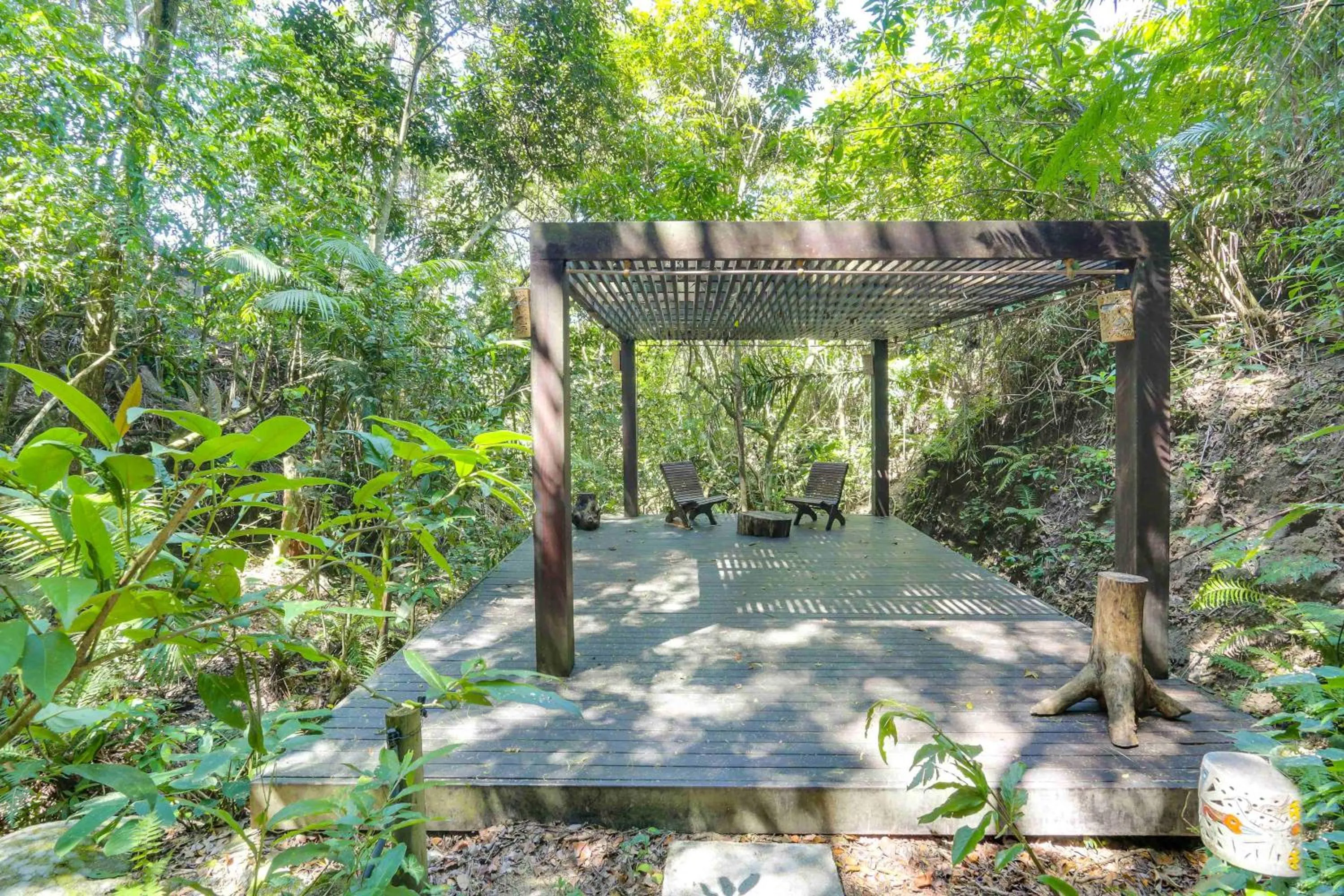 Natural landscape in Pousada Vila do Bosque