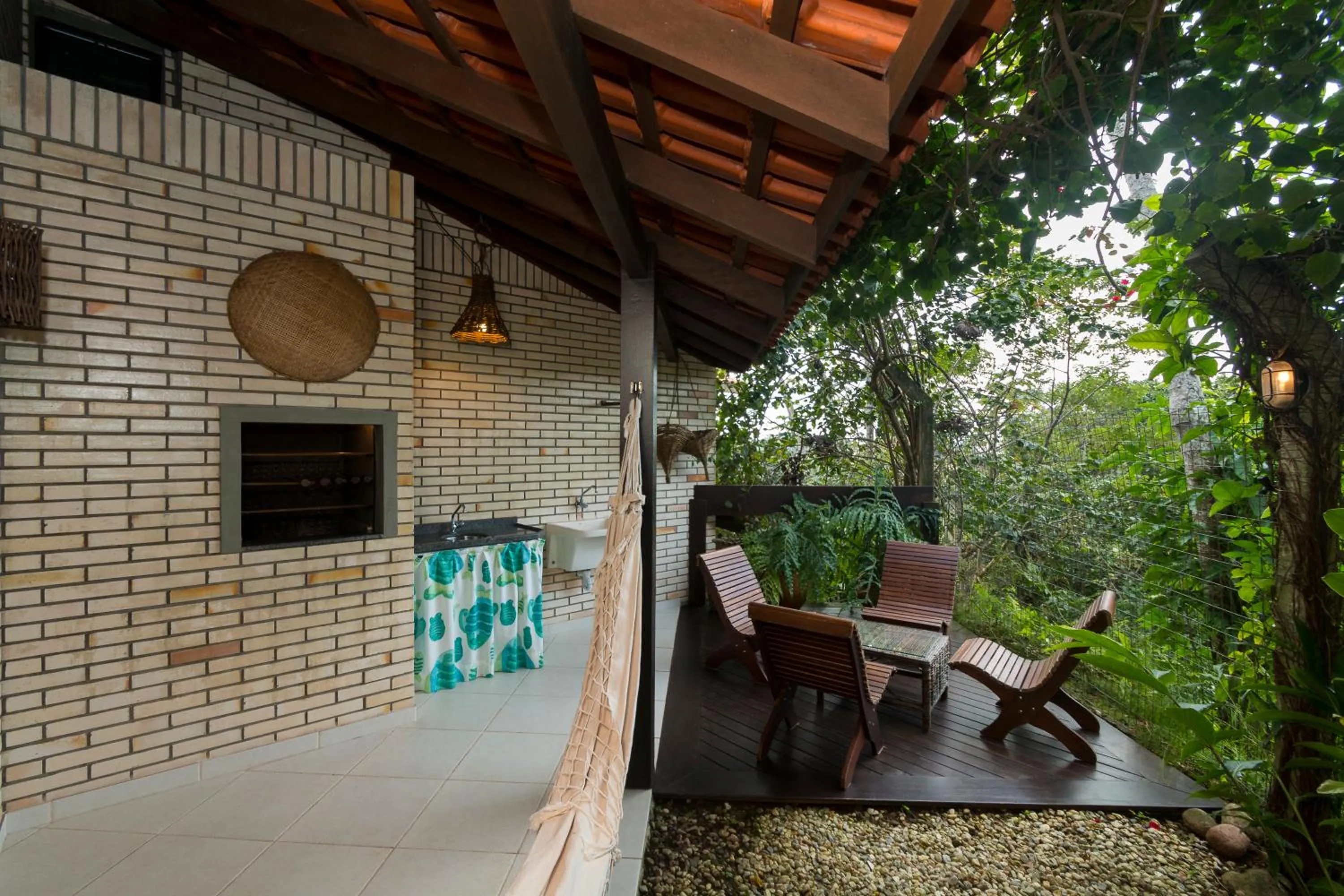 Patio in Pousada Vila do Bosque