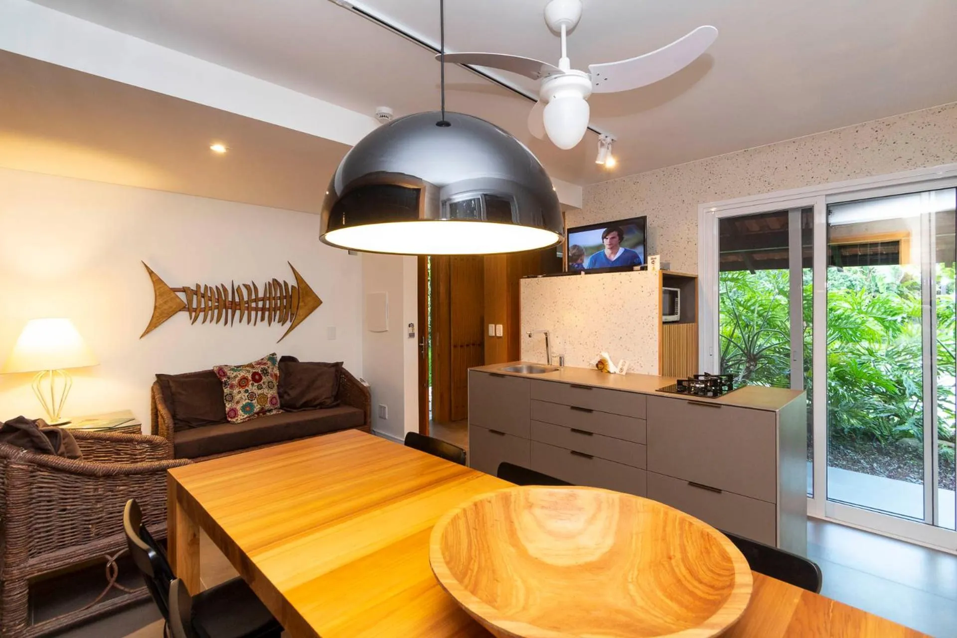 Living room in Pousada Vila do Bosque