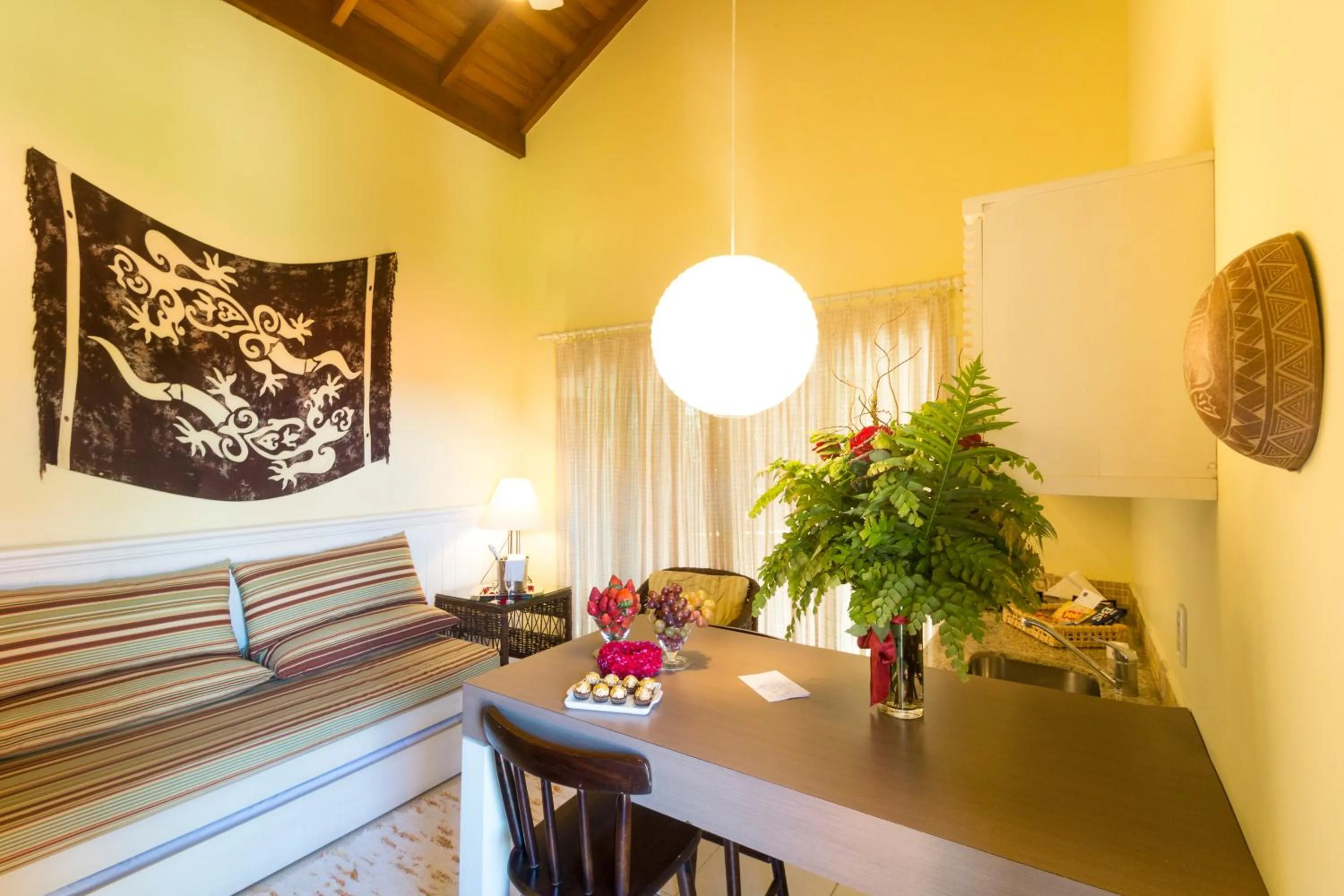 Kitchen or kitchenette in Pousada Vila do Bosque