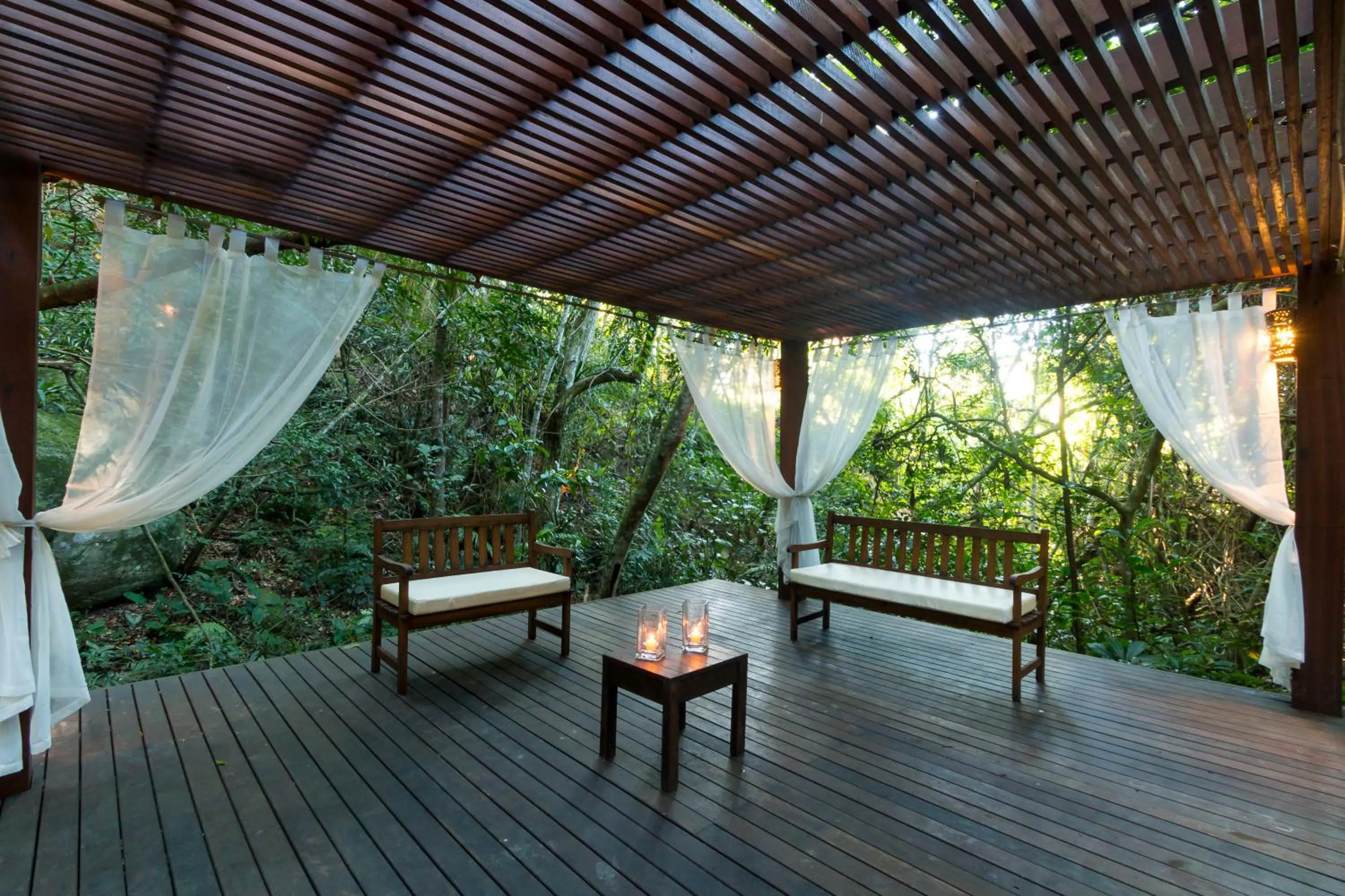 Balcony/Terrace in Pousada Vila do Bosque