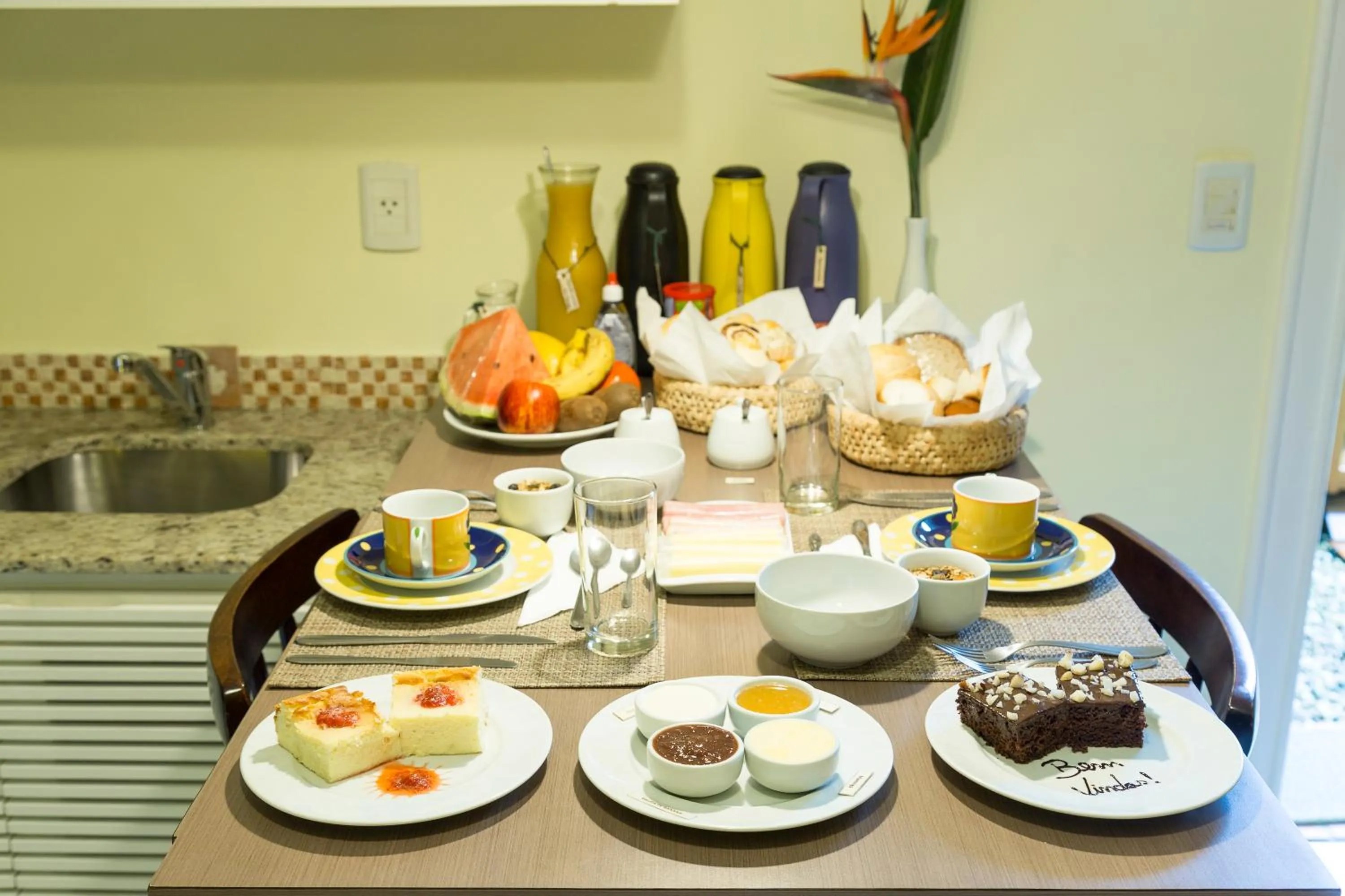 Breakfast in Pousada Vila do Bosque