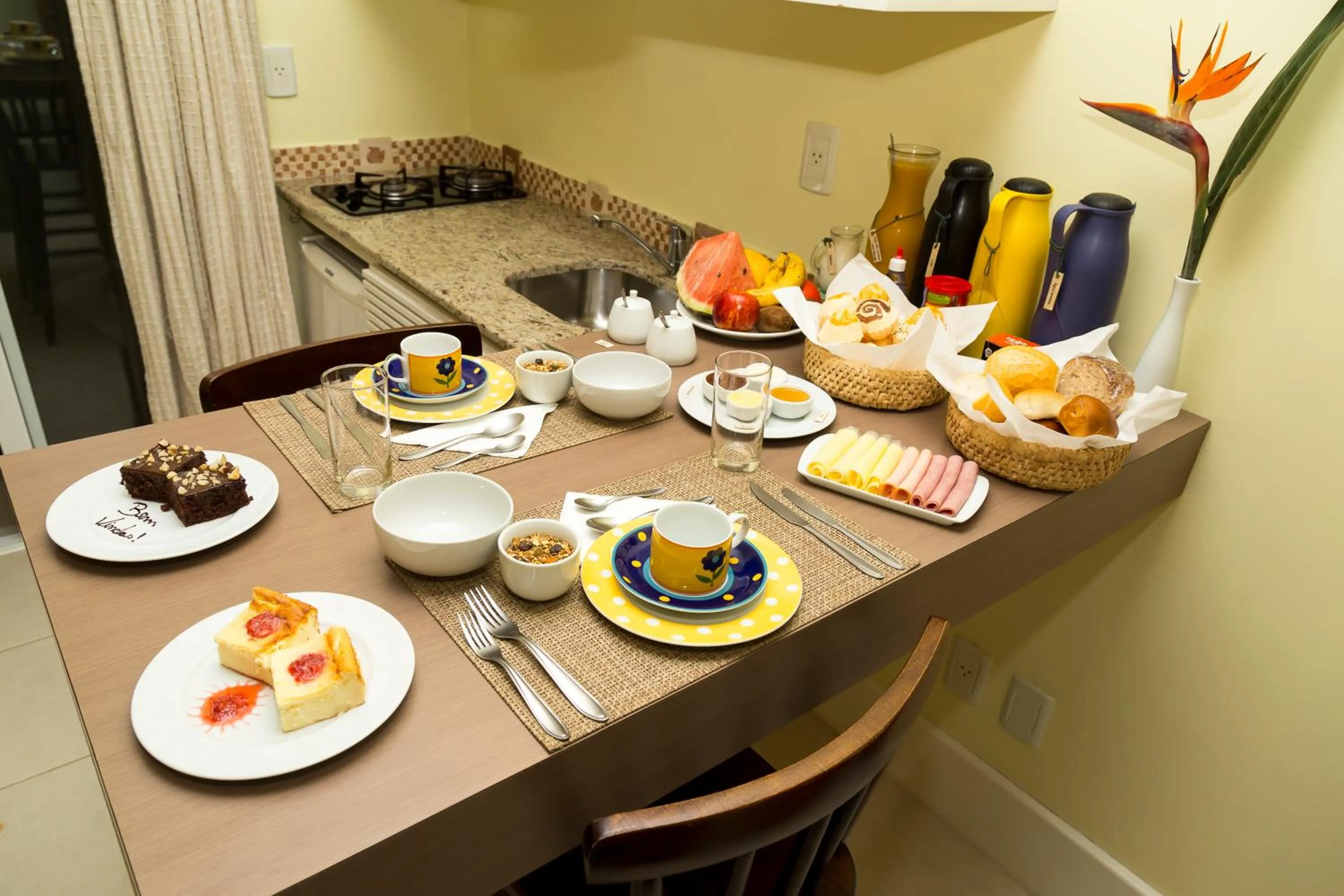 Breakfast in Pousada Vila do Bosque