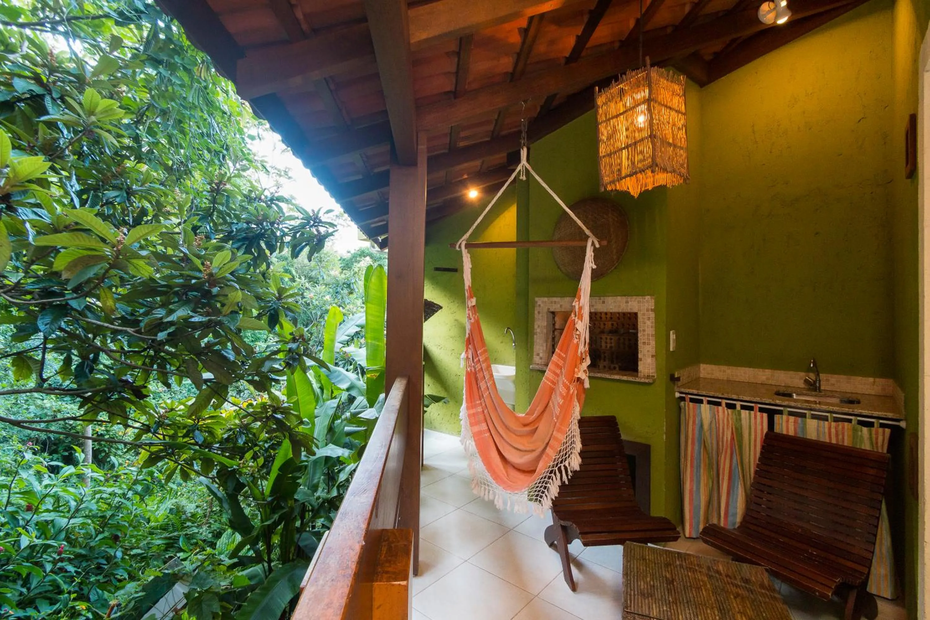 BBQ facilities in Pousada Vila do Bosque