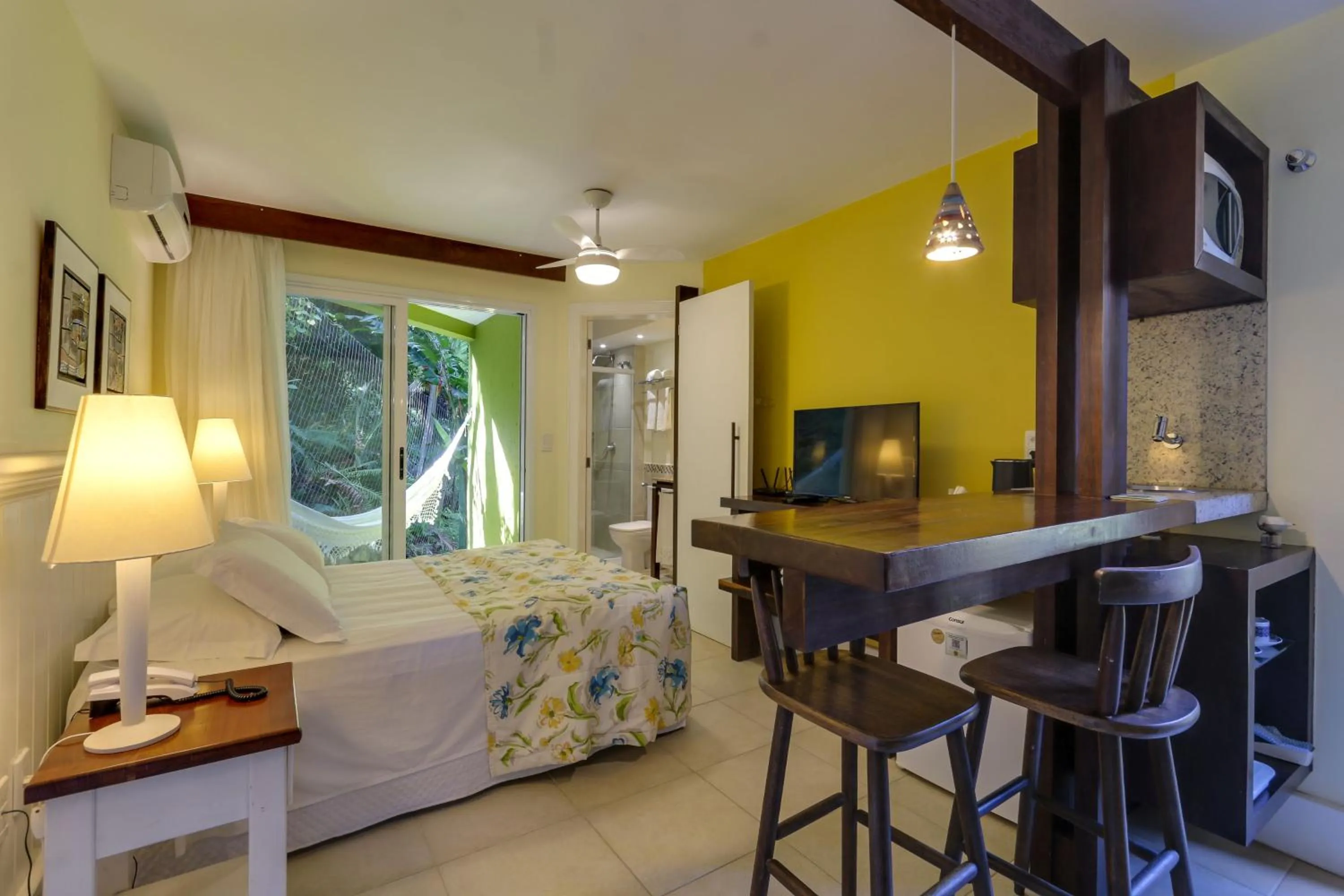 Bed in Pousada Vila do Bosque