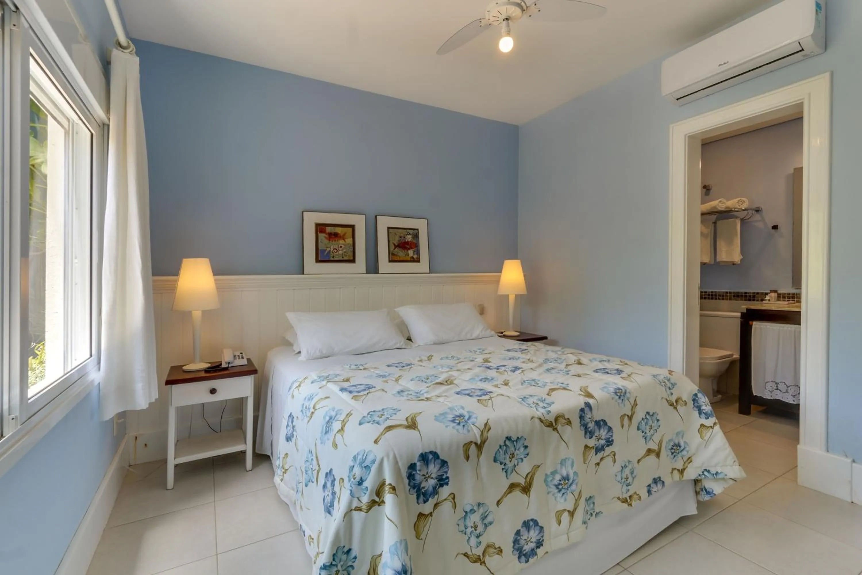 Bed in Pousada Vila do Bosque