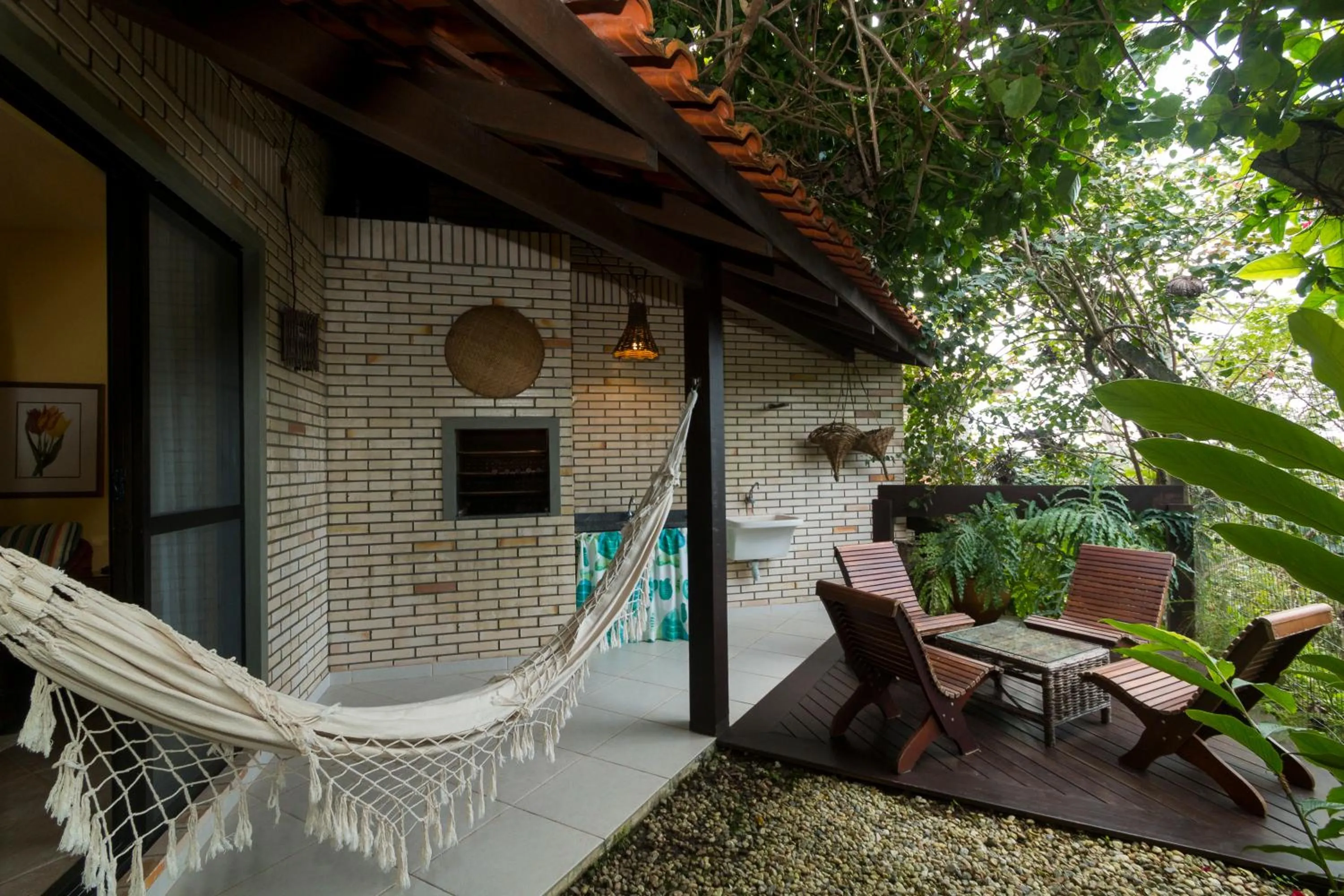 Patio in Pousada Vila do Bosque