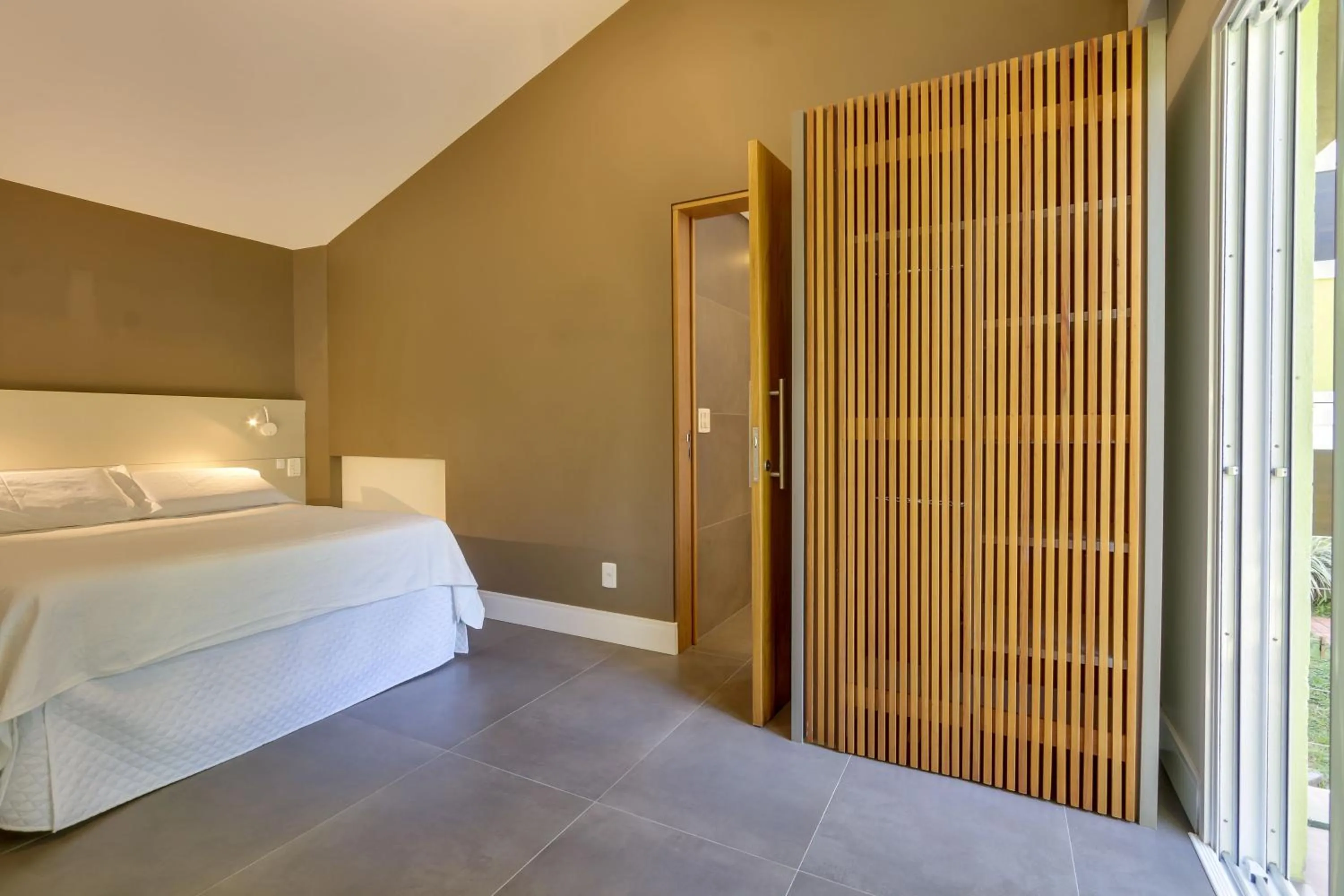 Bed in Pousada Vila do Bosque