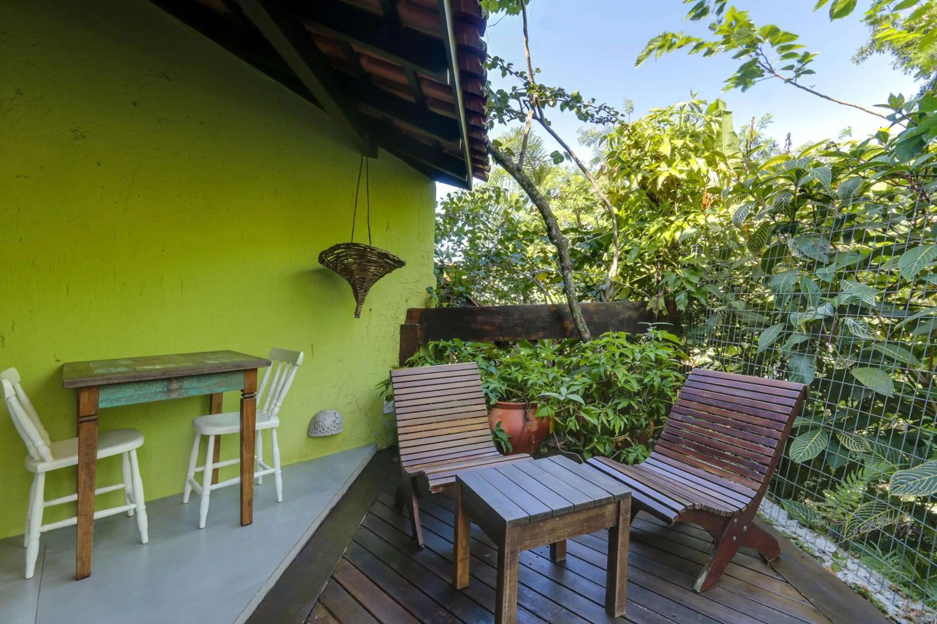 Patio in Pousada Vila do Bosque