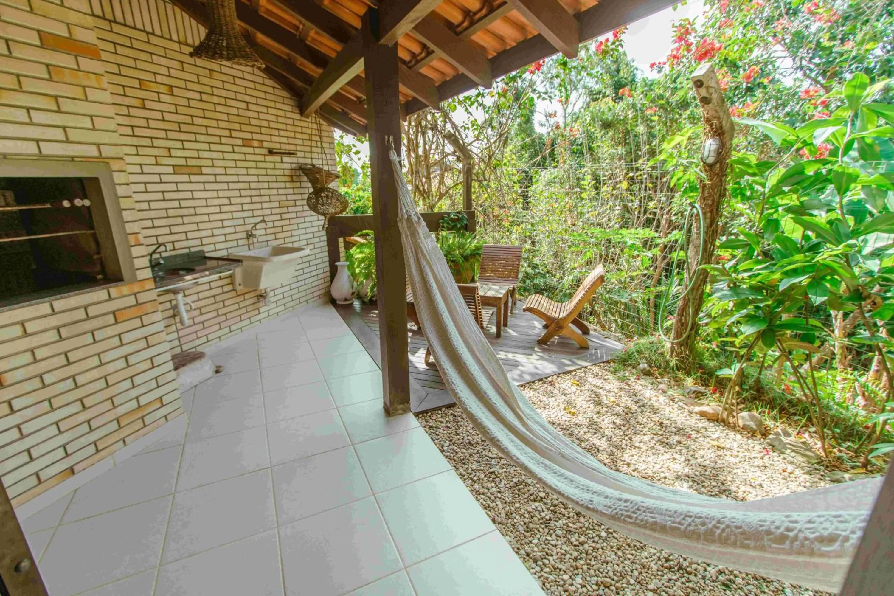 Patio in Pousada Vila do Bosque