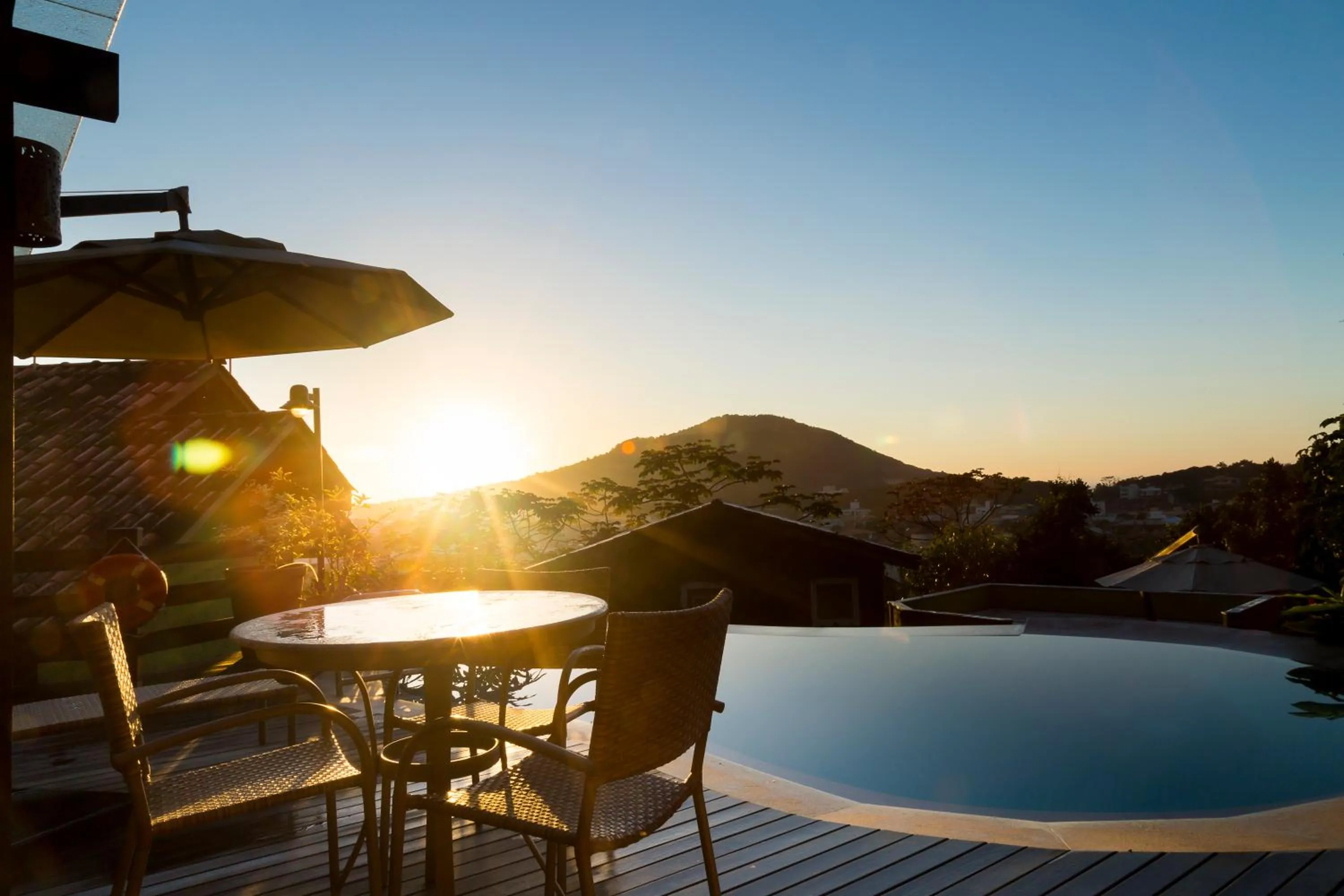 Swimming pool in Pousada Vila do Bosque
