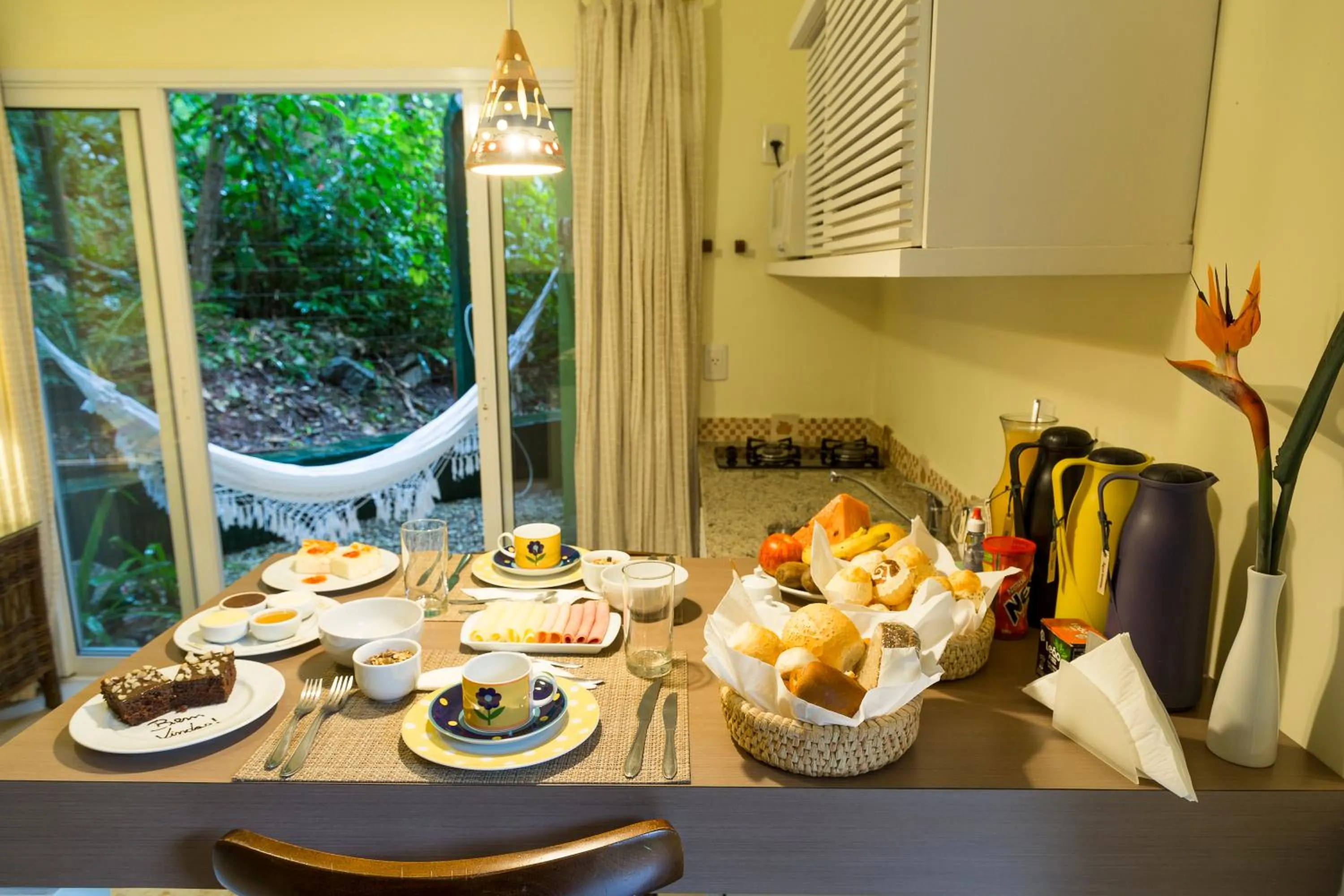 Breakfast in Pousada Vila do Bosque