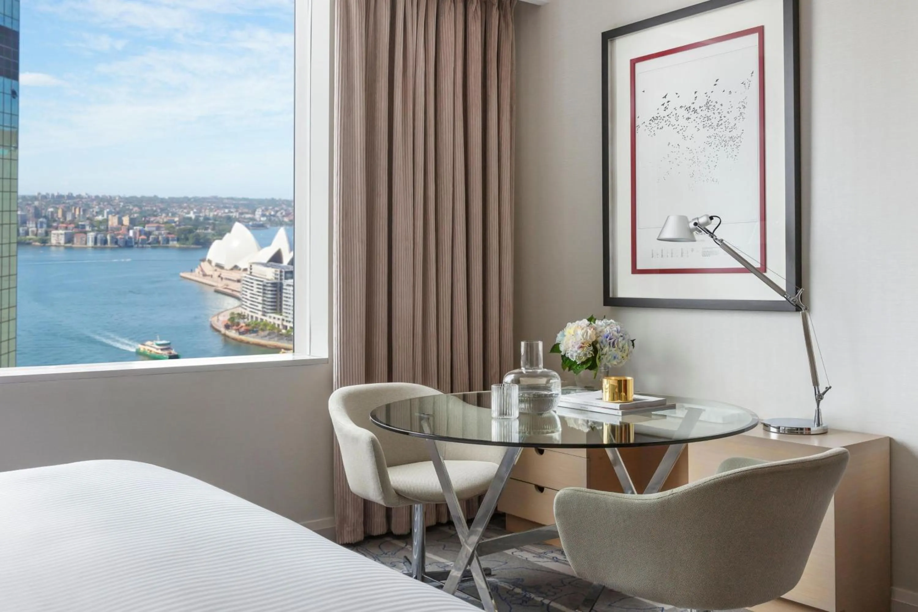 Photo of the whole room, Bed in Sydney Harbour Marriott Hotel at Circular Quay