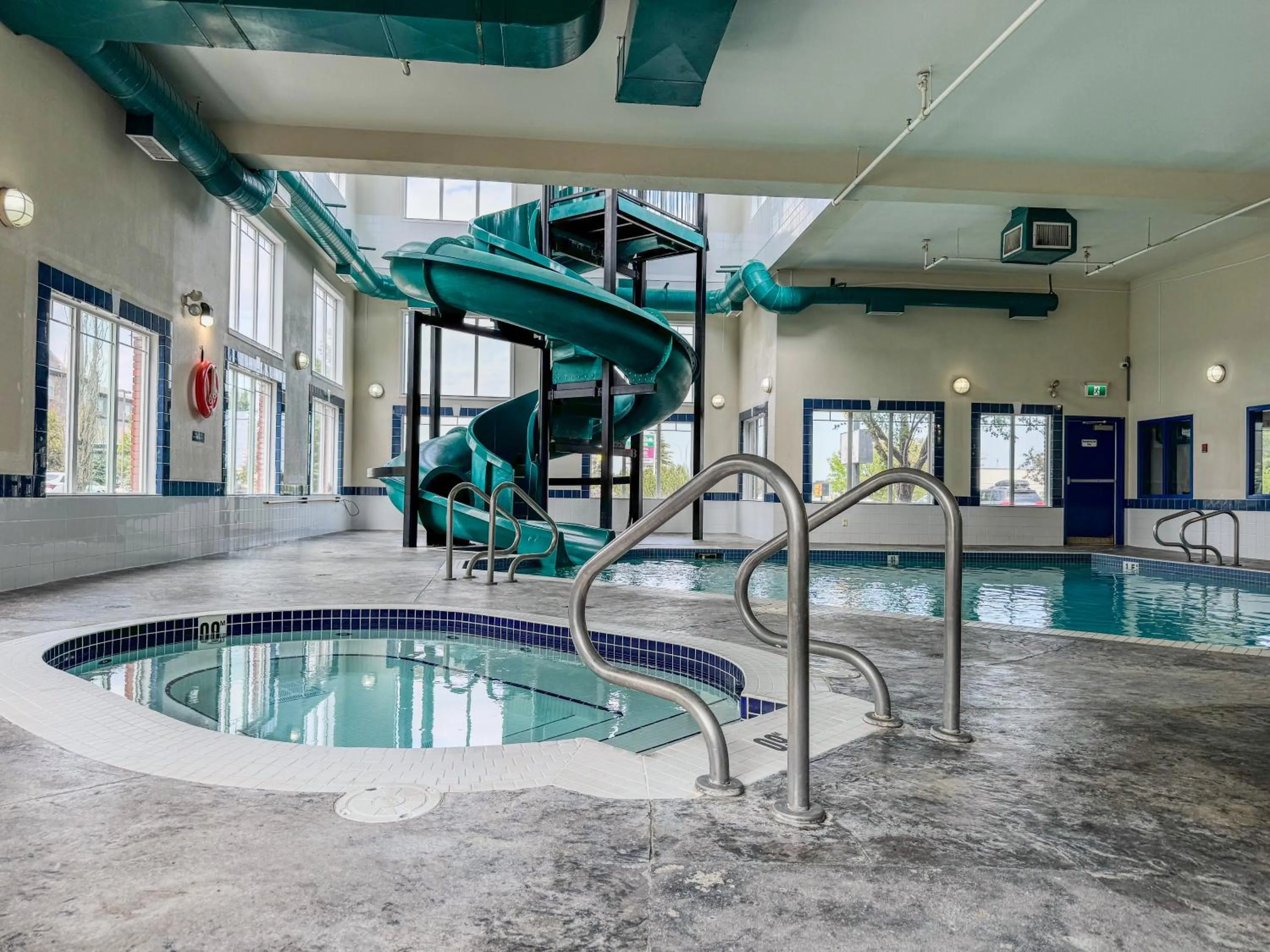 Pool view in Super 8 by Wyndham High River AB