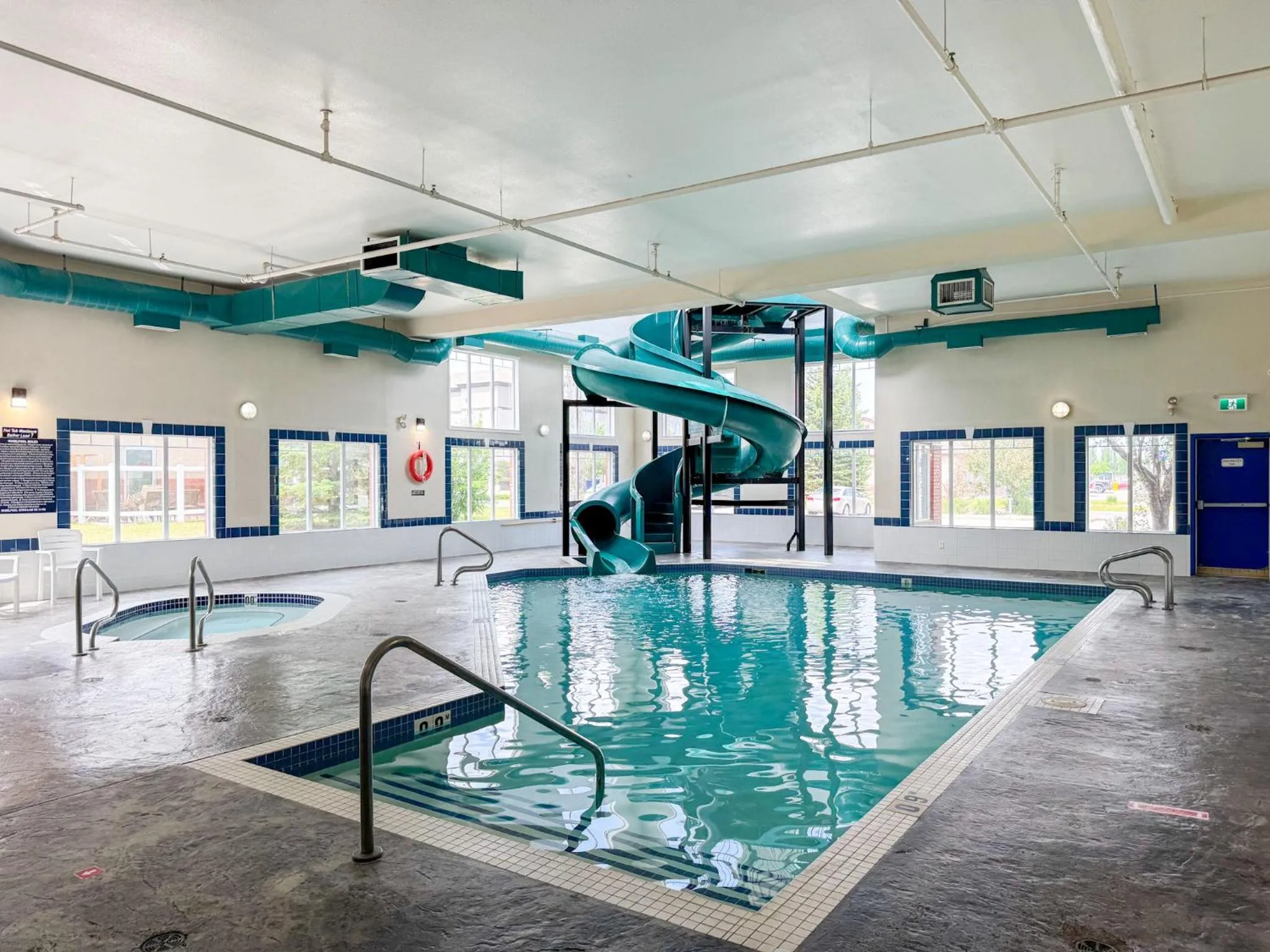 Pool view in Super 8 by Wyndham High River AB