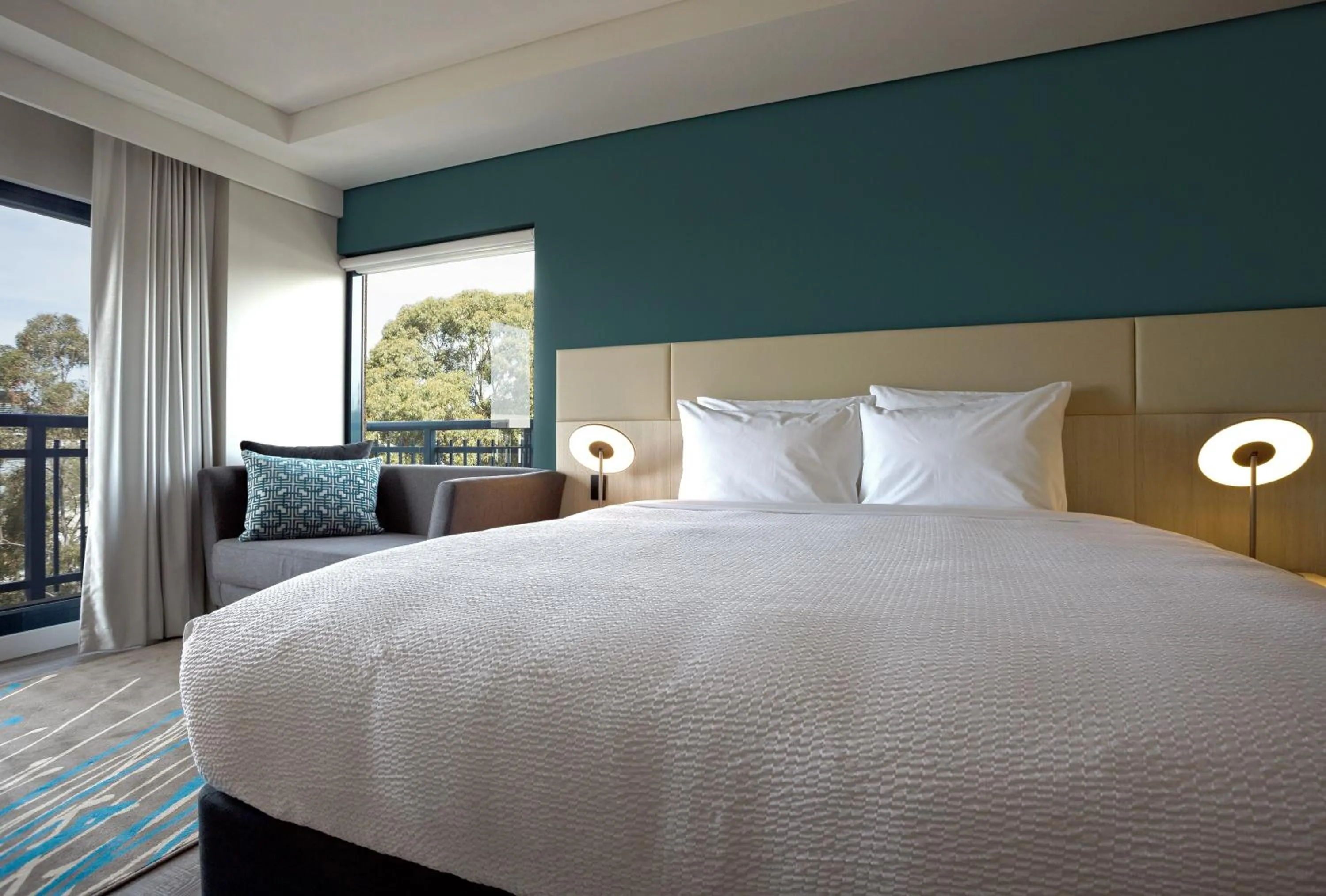Bedroom, Bed in Courtyard by Marriott Sydney-North Ryde