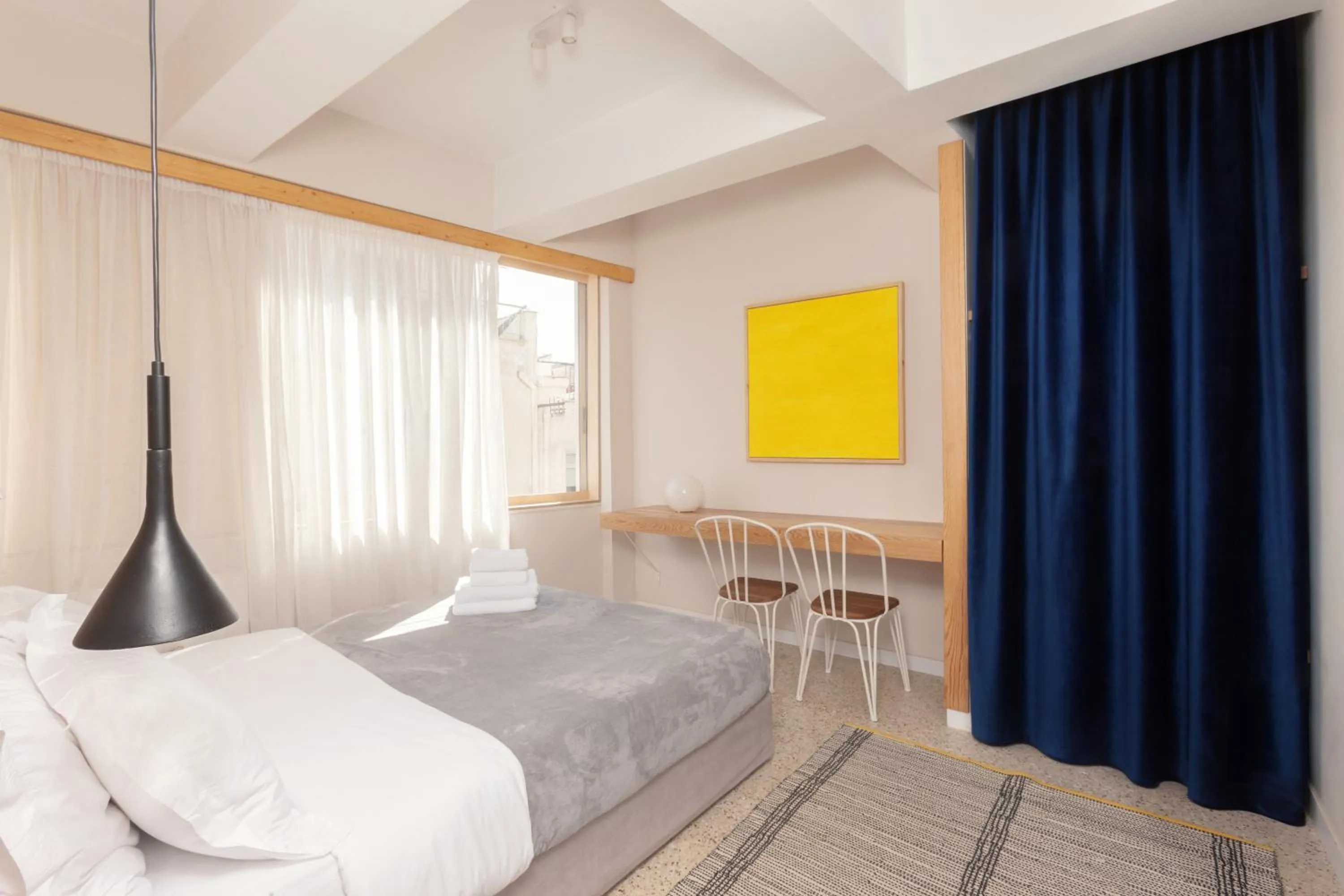 Bed in The Marble Suites, PLAKA