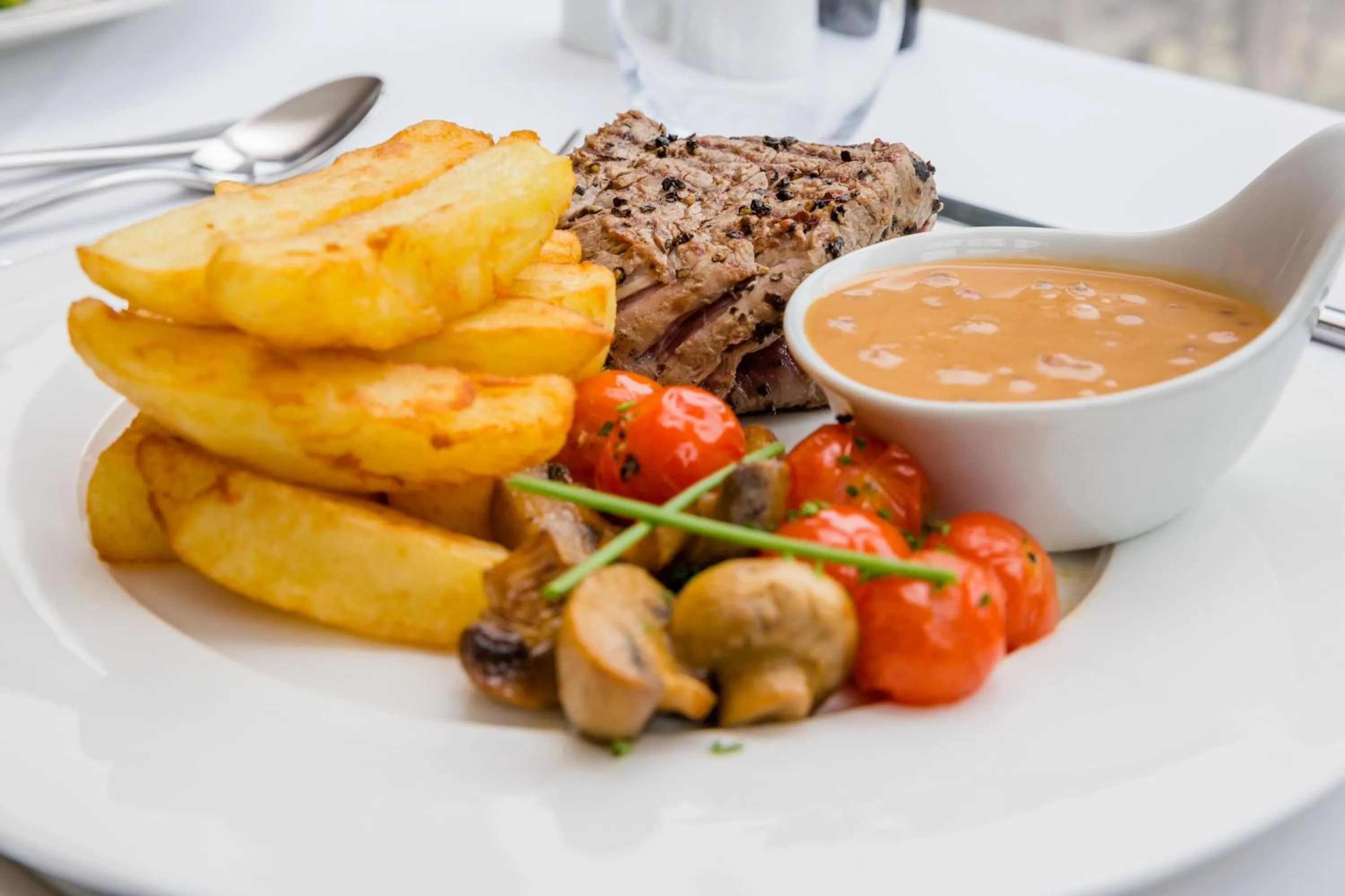 Food close-up in The Upper House
