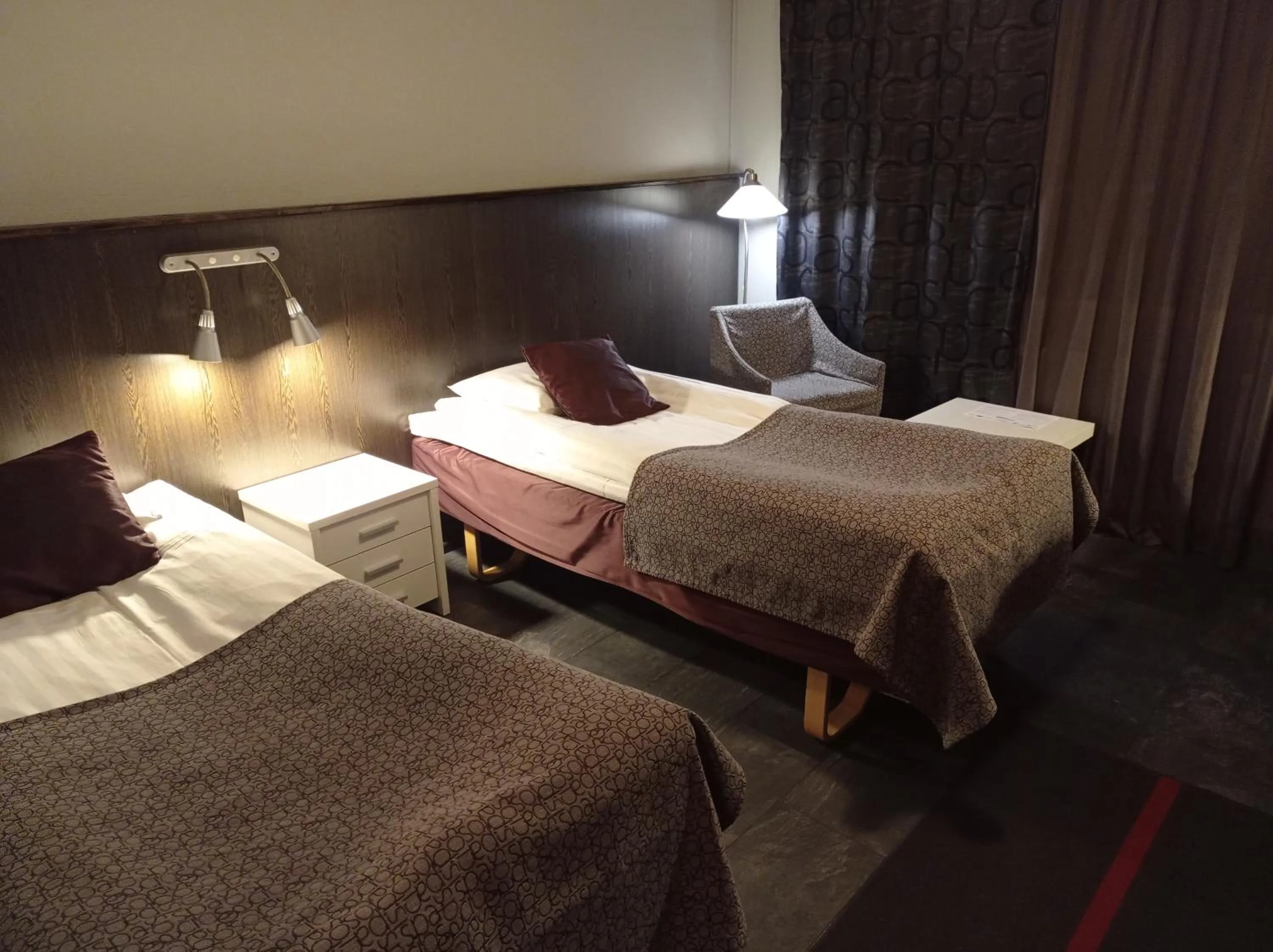 Bed in Hotelli Hiittenharju