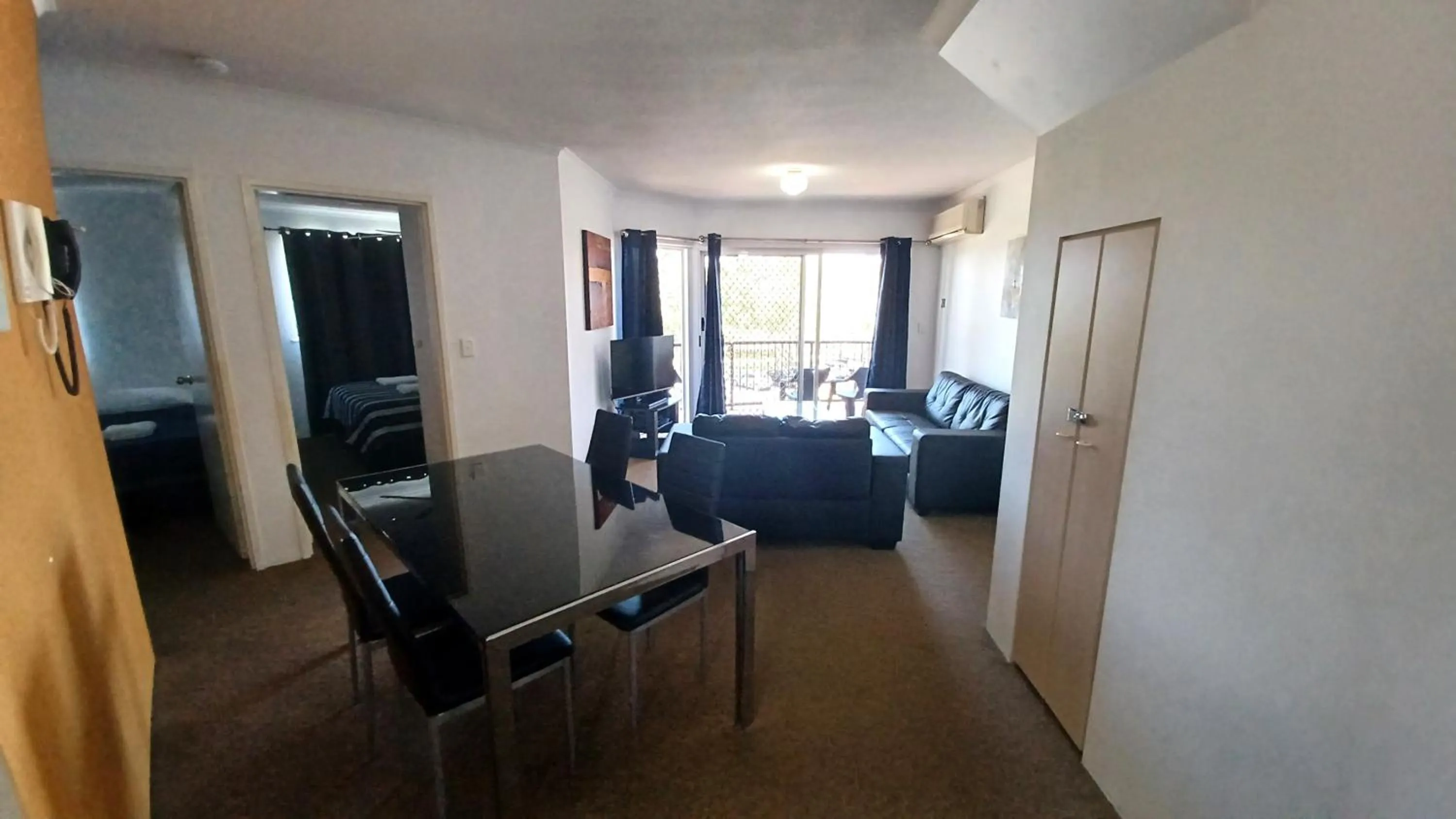 Living room in Blue Waters Apartments