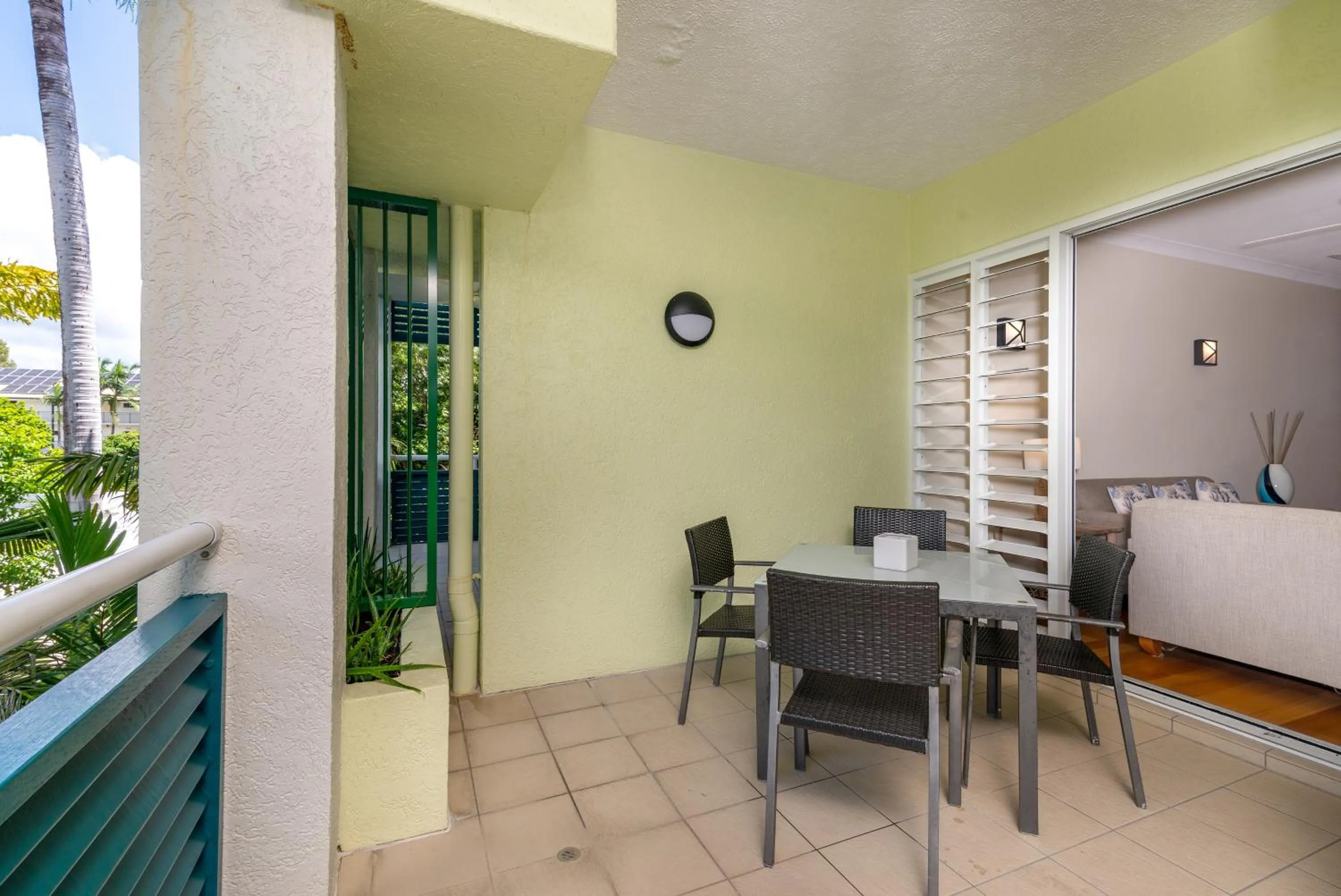 Patio in Verandahs Boutique Apartments